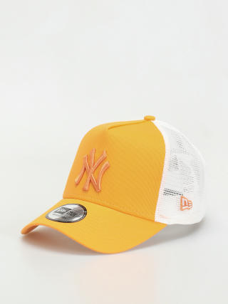 New Era League Essential Trucker New York Yankees Cap (yellow/white)