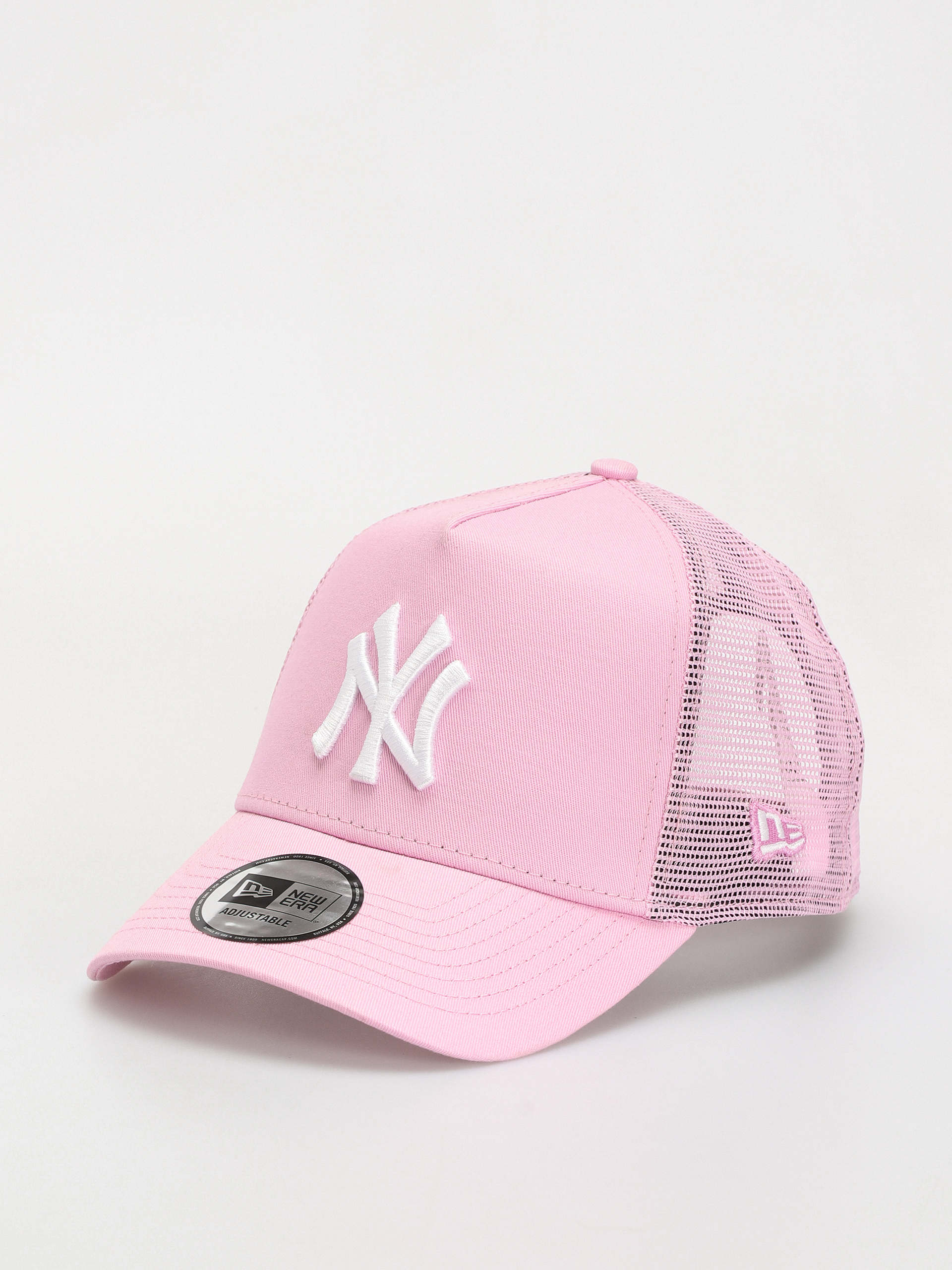 New Era League Essential Trucker New York Yankees Cap (pink)