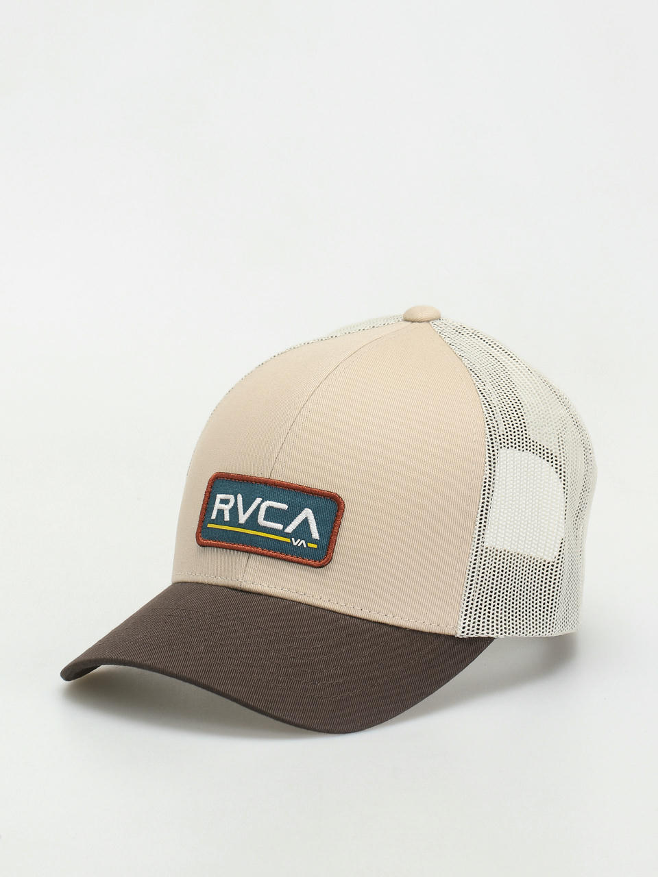 RVCA Ticket Trucker III Cap (dark khaki)