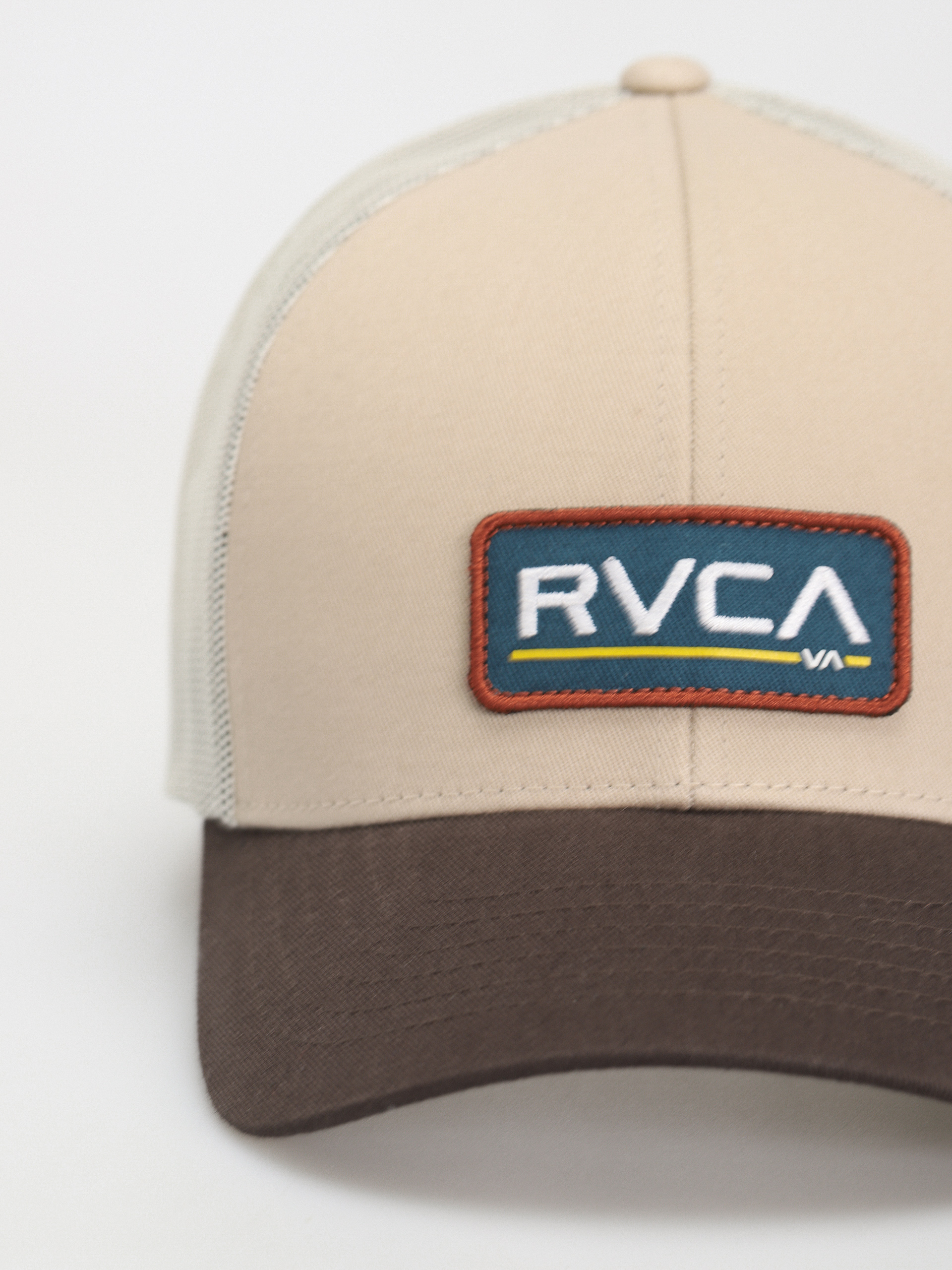RVCA Ticket Trucker III Cap (dark khaki)