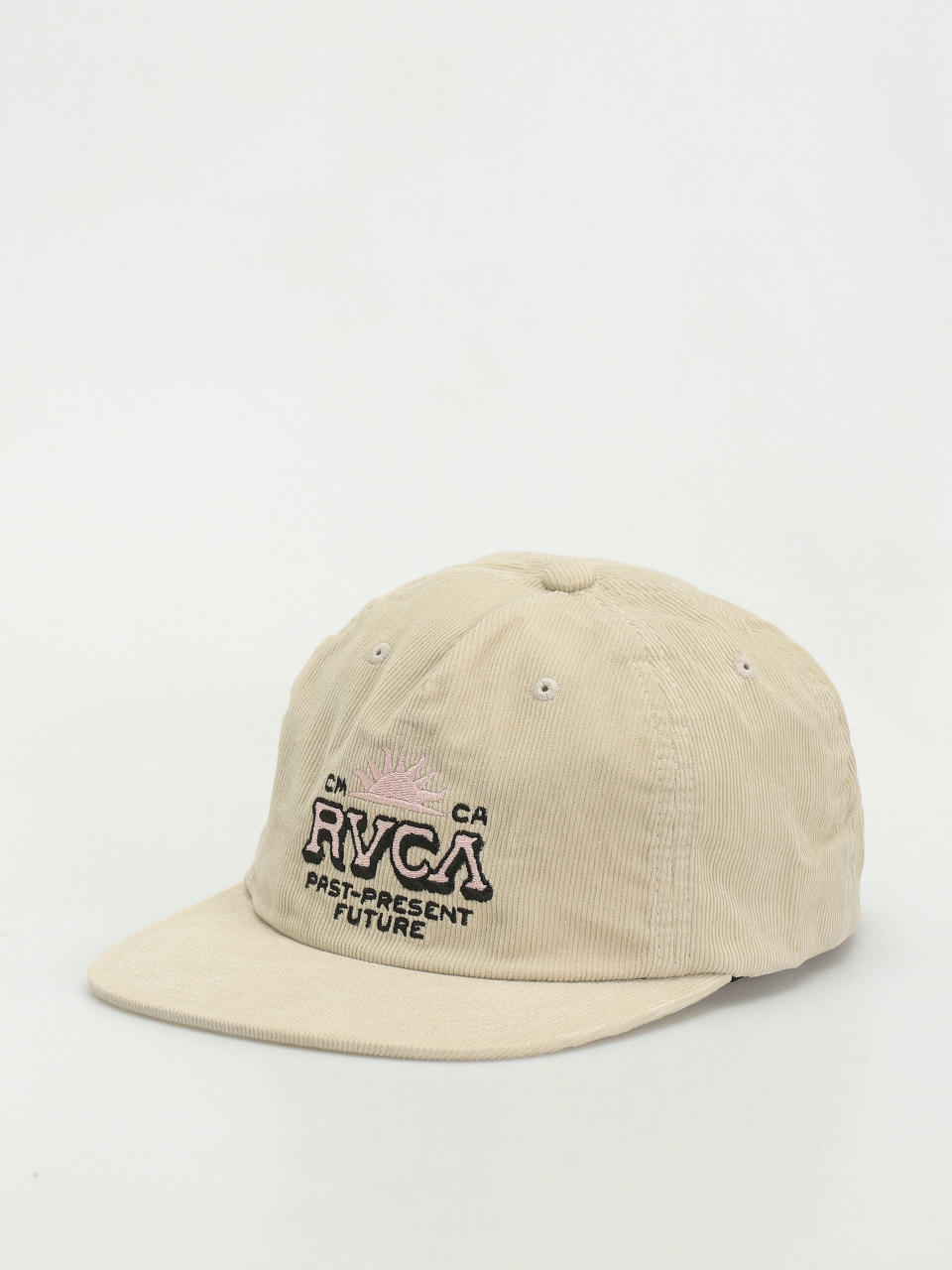 RVCA Type Set Cord Snapback Cap (silver bleach)