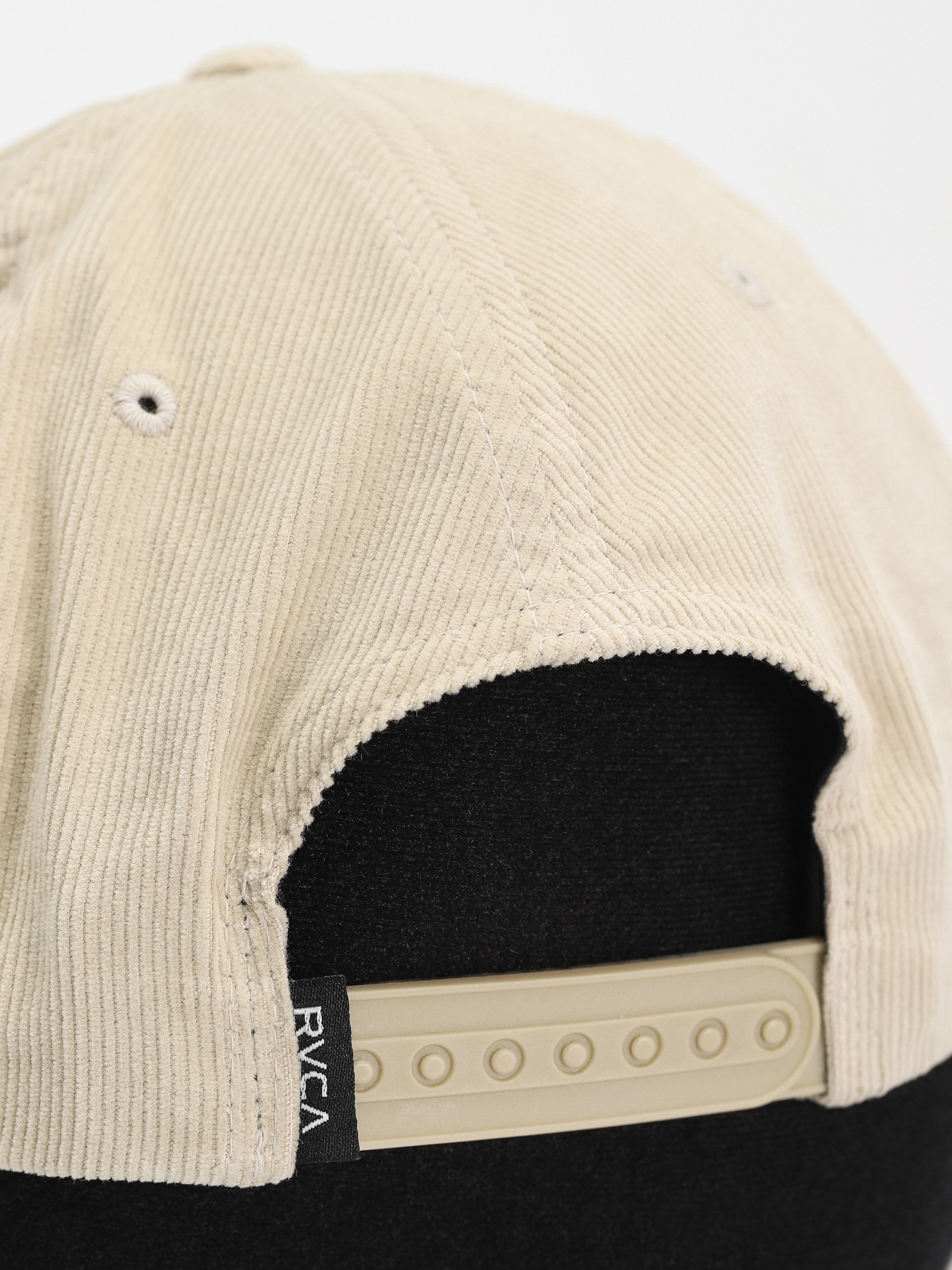 RVCA Type Set Cord Snapback Cap (silver bleach)