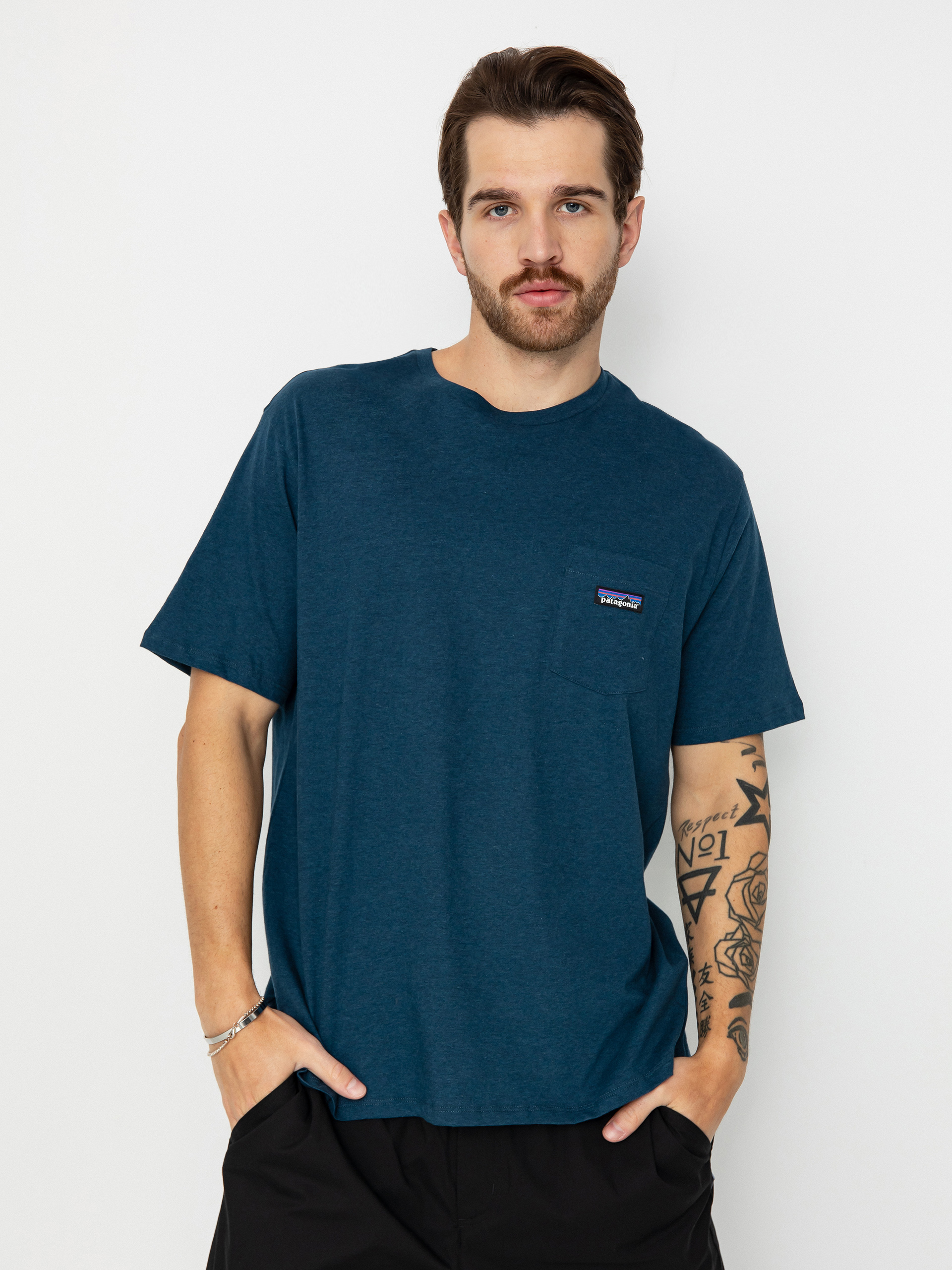 Patagonia T-Shirt Daily Pocket (tidepool blue)
