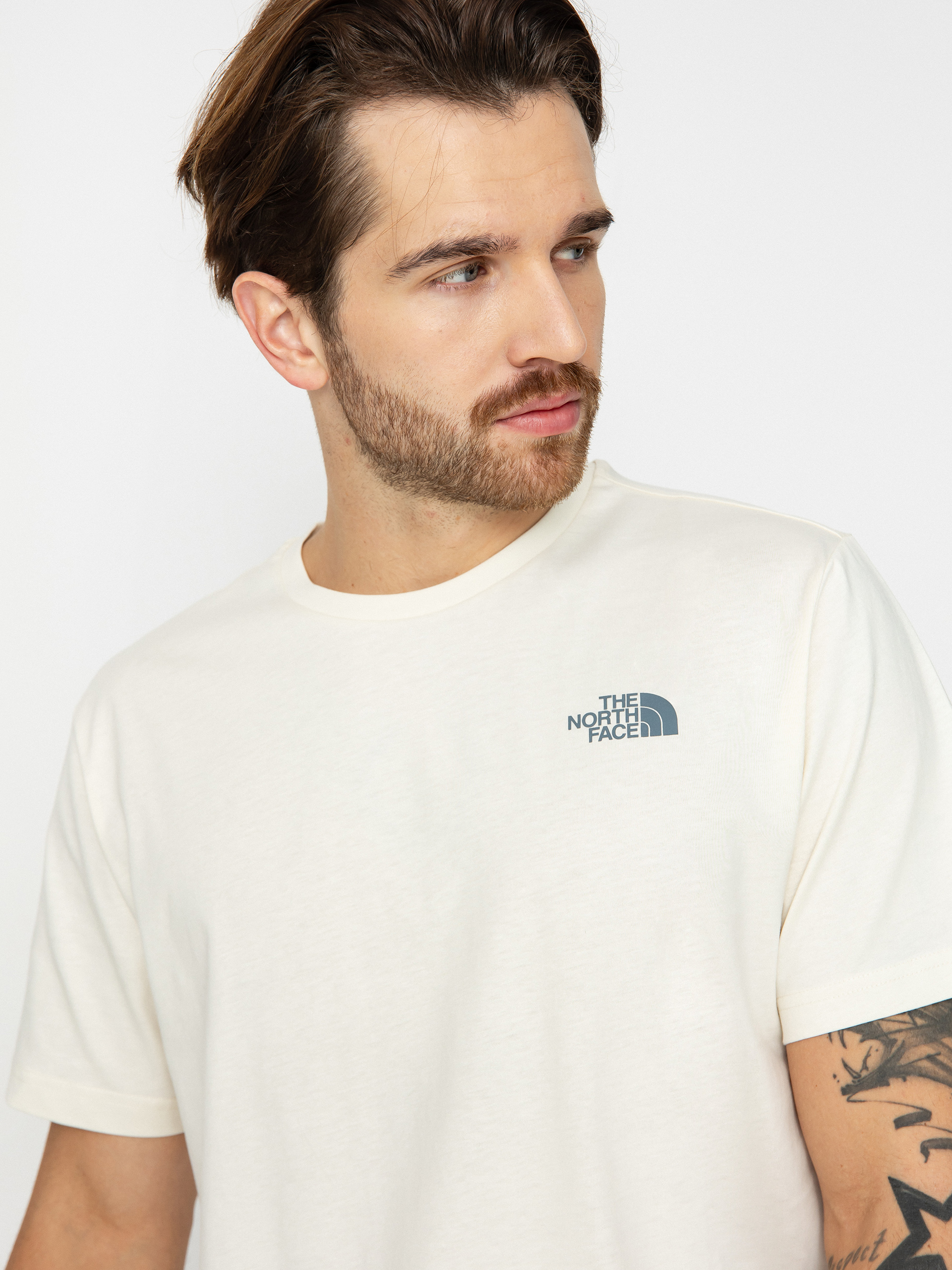 The North Face Redbox T-Shirt (white dune/blue dusk lo)