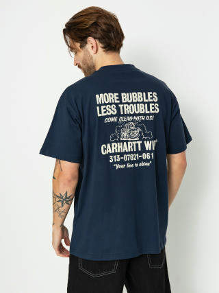 Carhartt WIP Less Troubles T-Shirt (blue/wax)