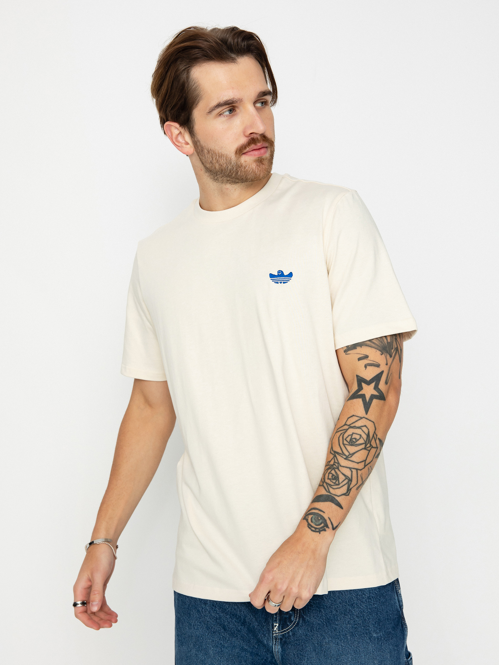 adidas Shmoo FTHR T-Shirt (wonwhi/royblu)