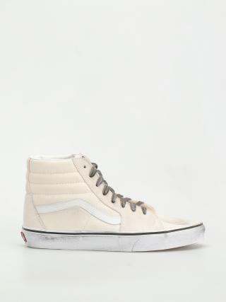 Vans Sk8 Hi Shoes (stressed white/white)