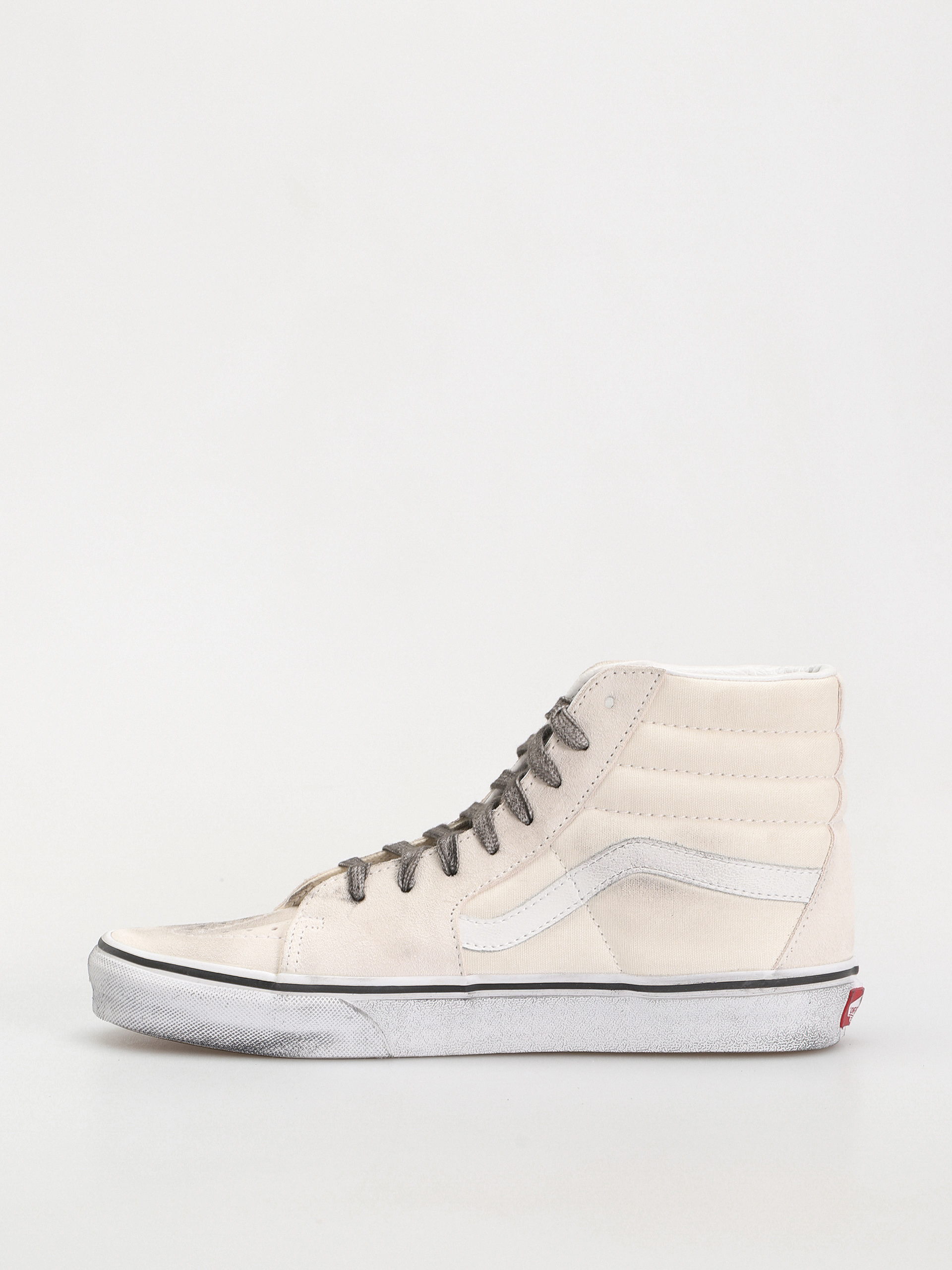 Vans Sk8 Hi Shoes (stressed white/white)