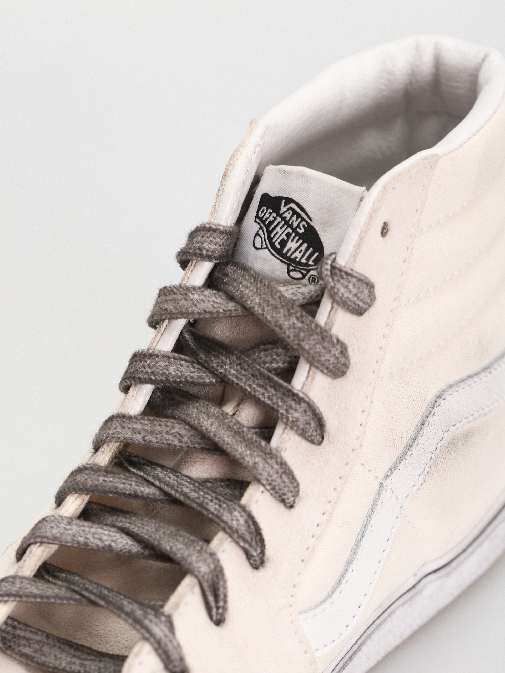 Vans Sk8 Hi Schuhe (stressed white/white)