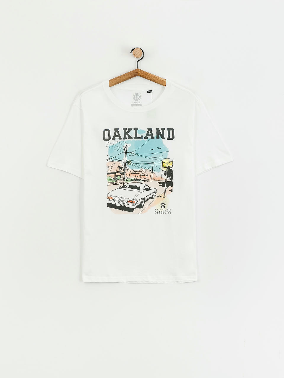 Element Oakland Worldwide T-Shirt (optic white)