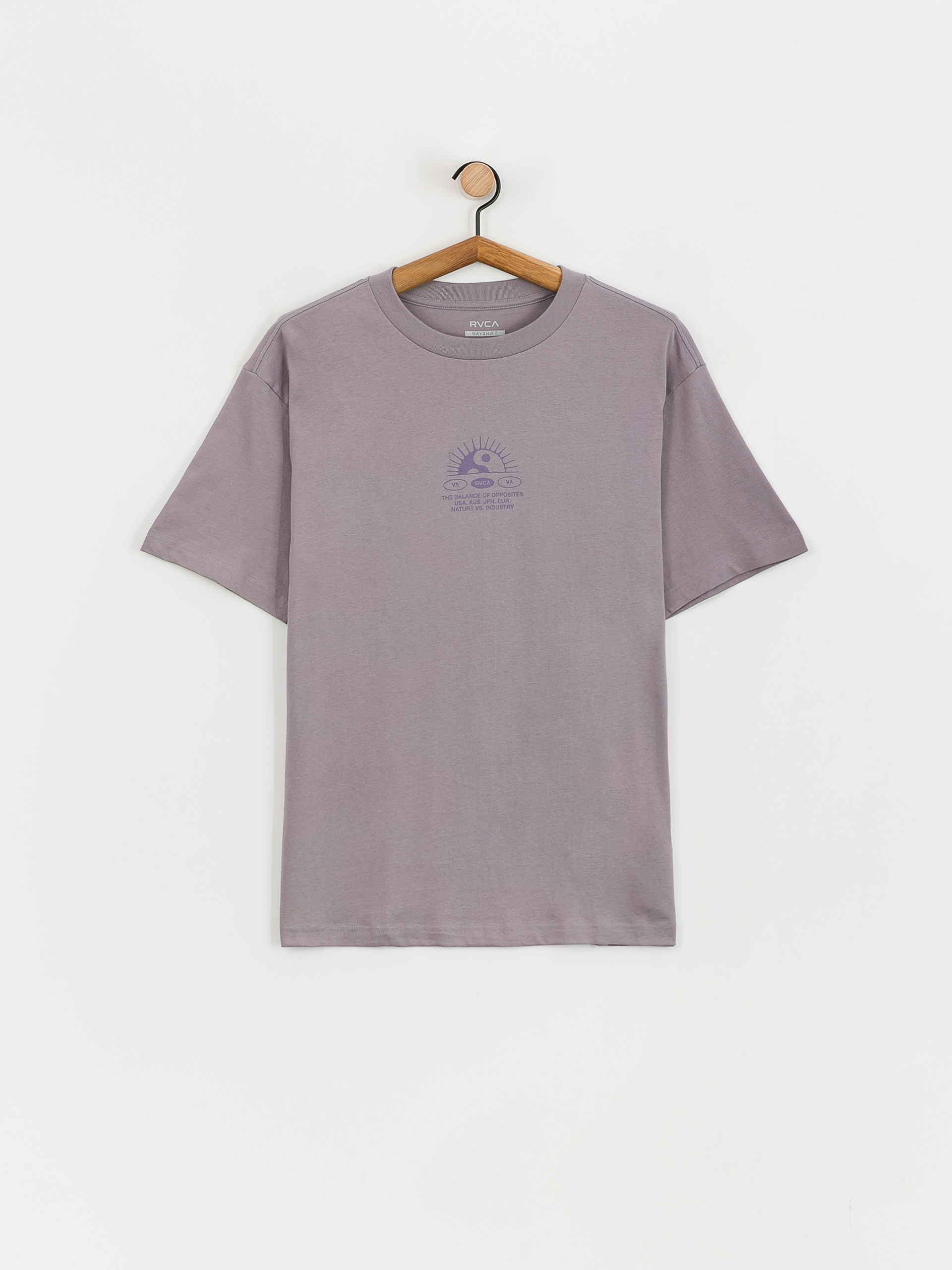 RVCA T-Shirt Balance Rise (gray ridge)