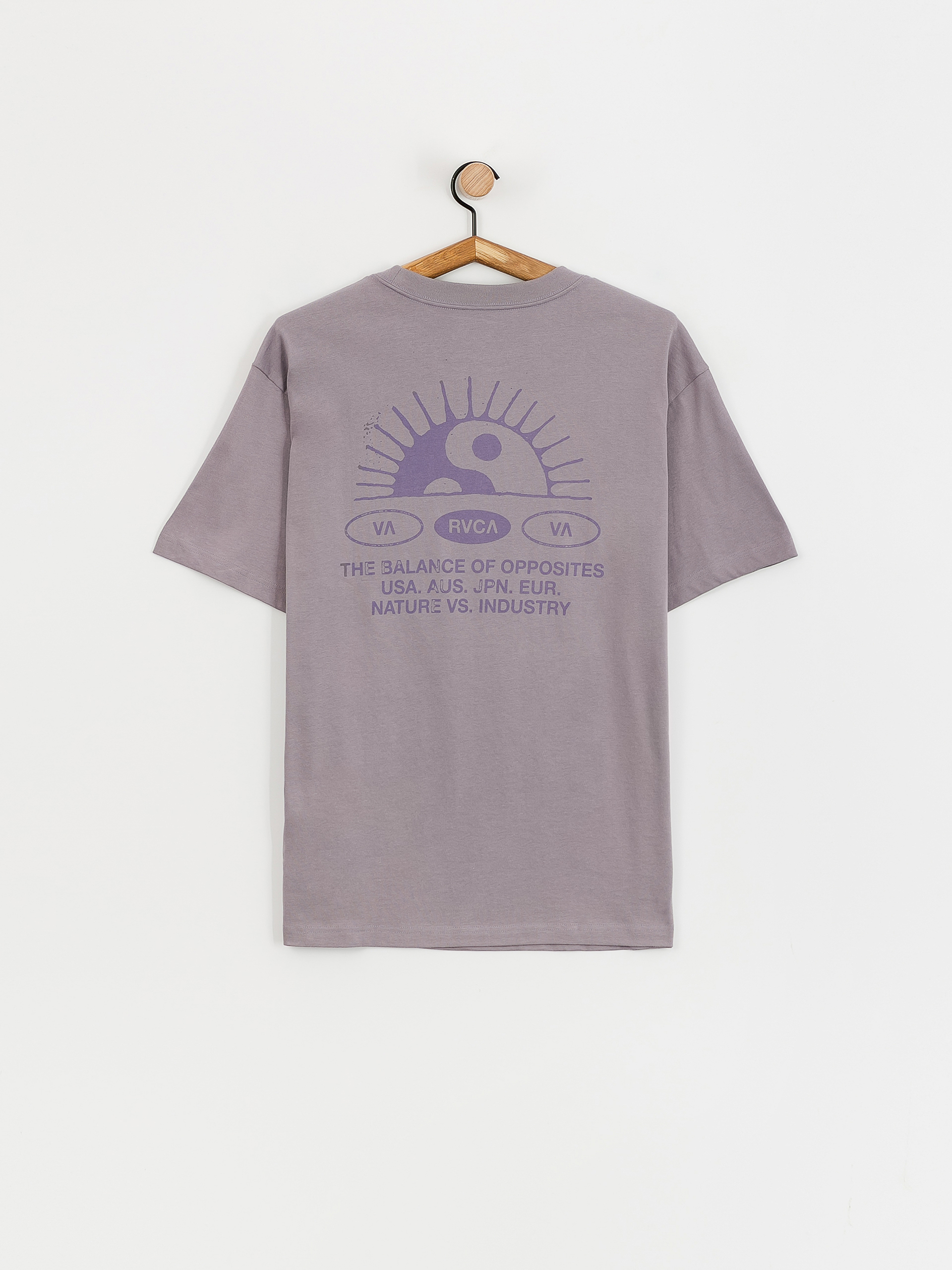 RVCA T-Shirt Balance Rise (gray ridge)