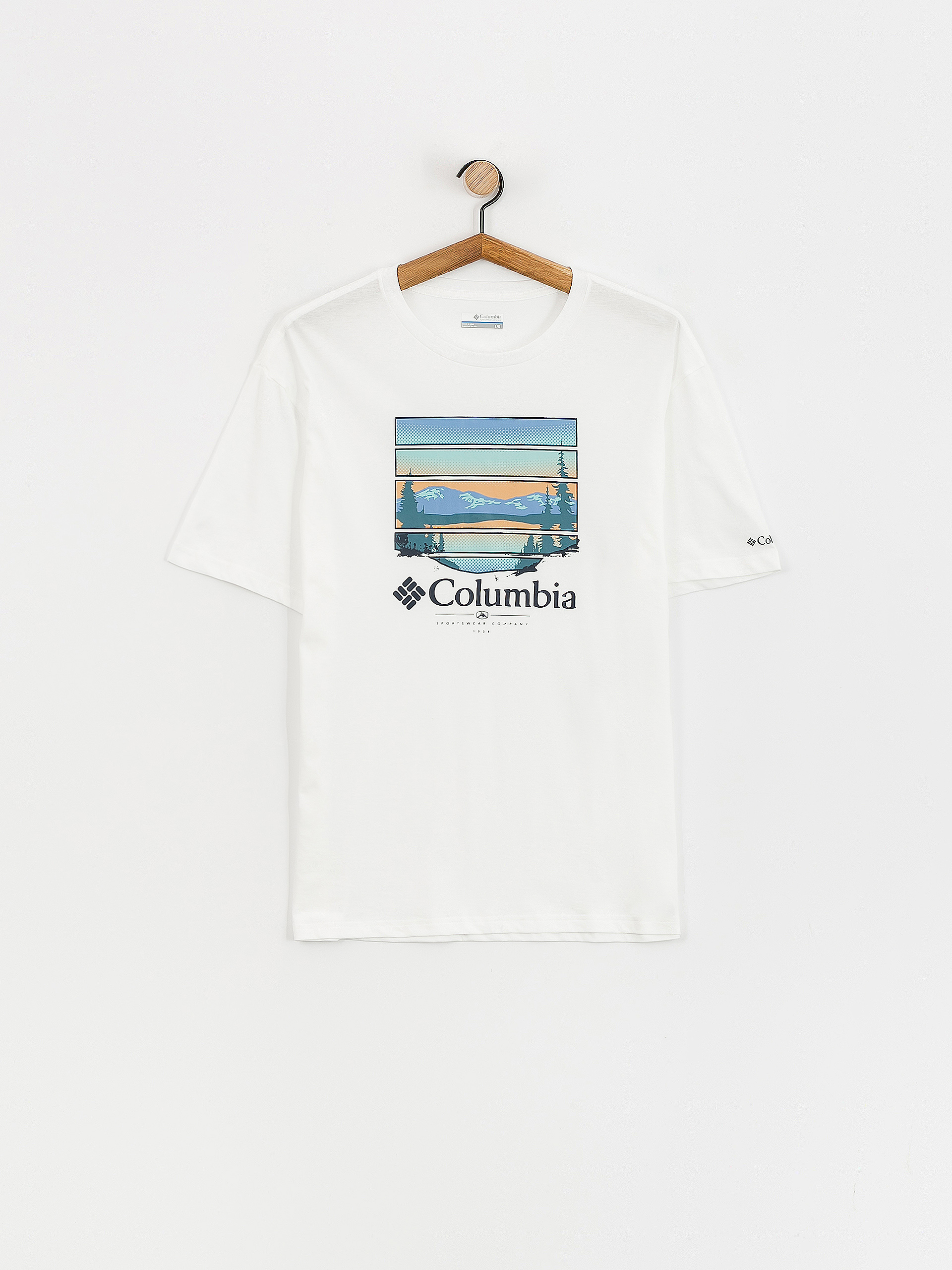 Tシャツ・カットソー COLUMBIA / NEW YORK CITY THE BIG APPLE T-SHIRT WHITE COLUMBIA / NEW YORK CITY THE BIG APPLE T-SHIRT WHITE