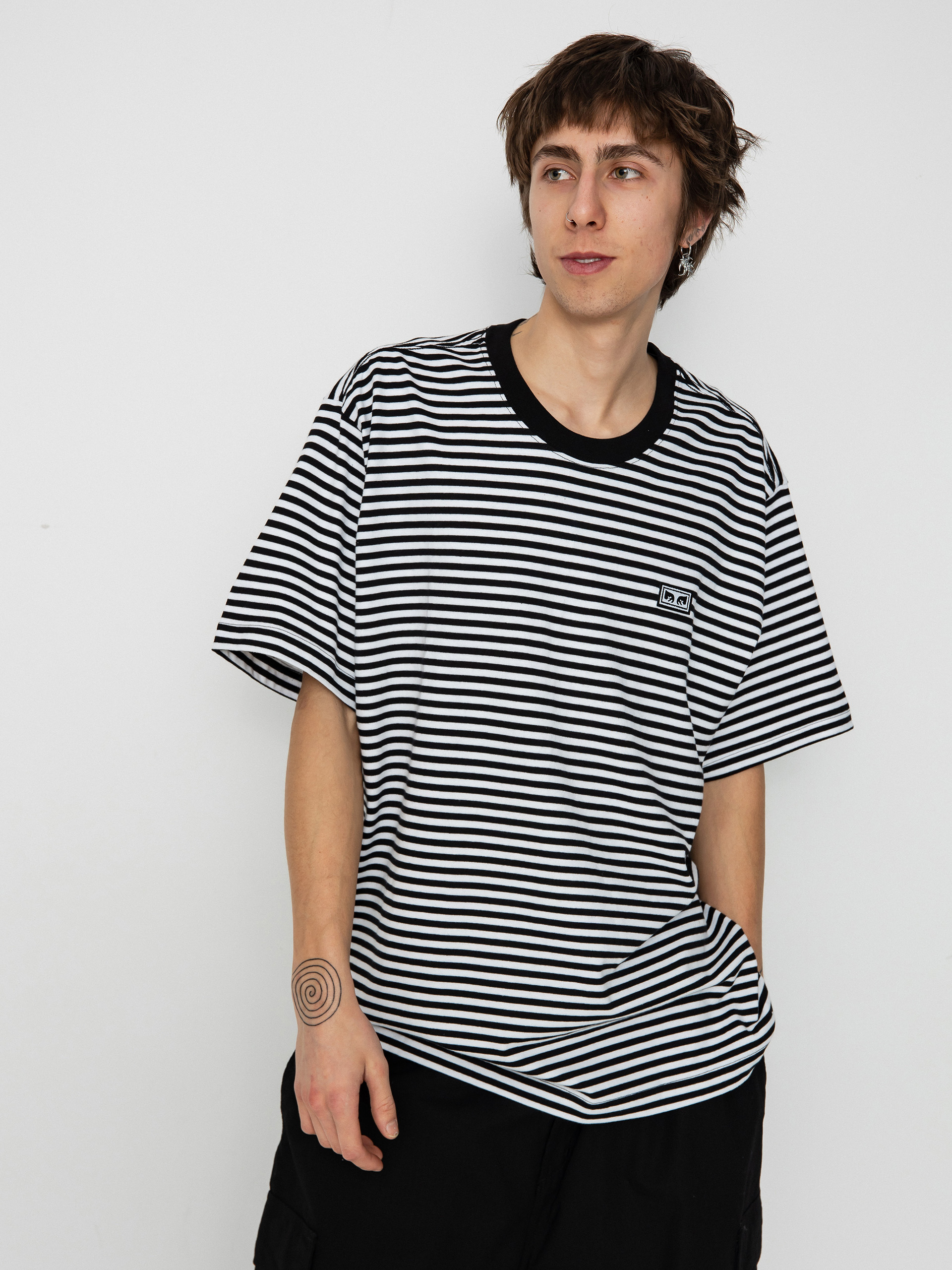 OBEY T-Shirt Established Works Eyes Strp