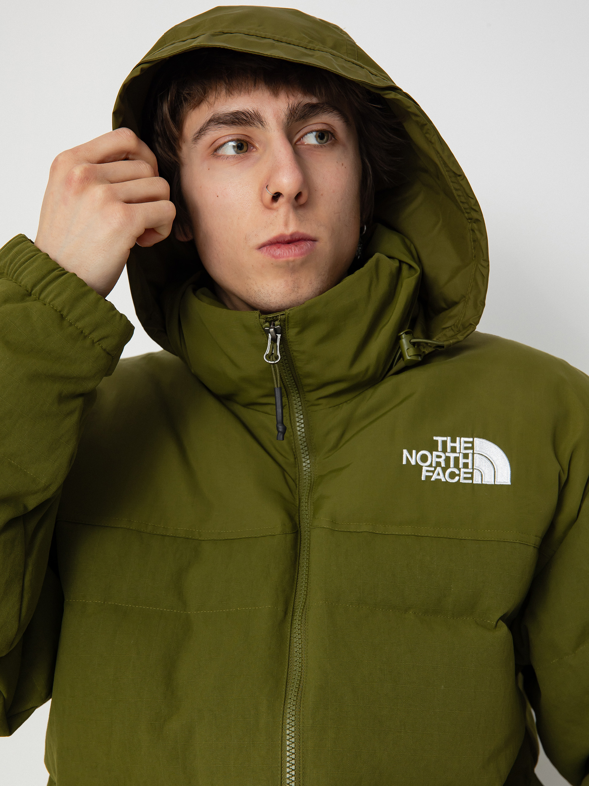 The North Face 92 Ripstop Nuptse Jacke (forest olive)