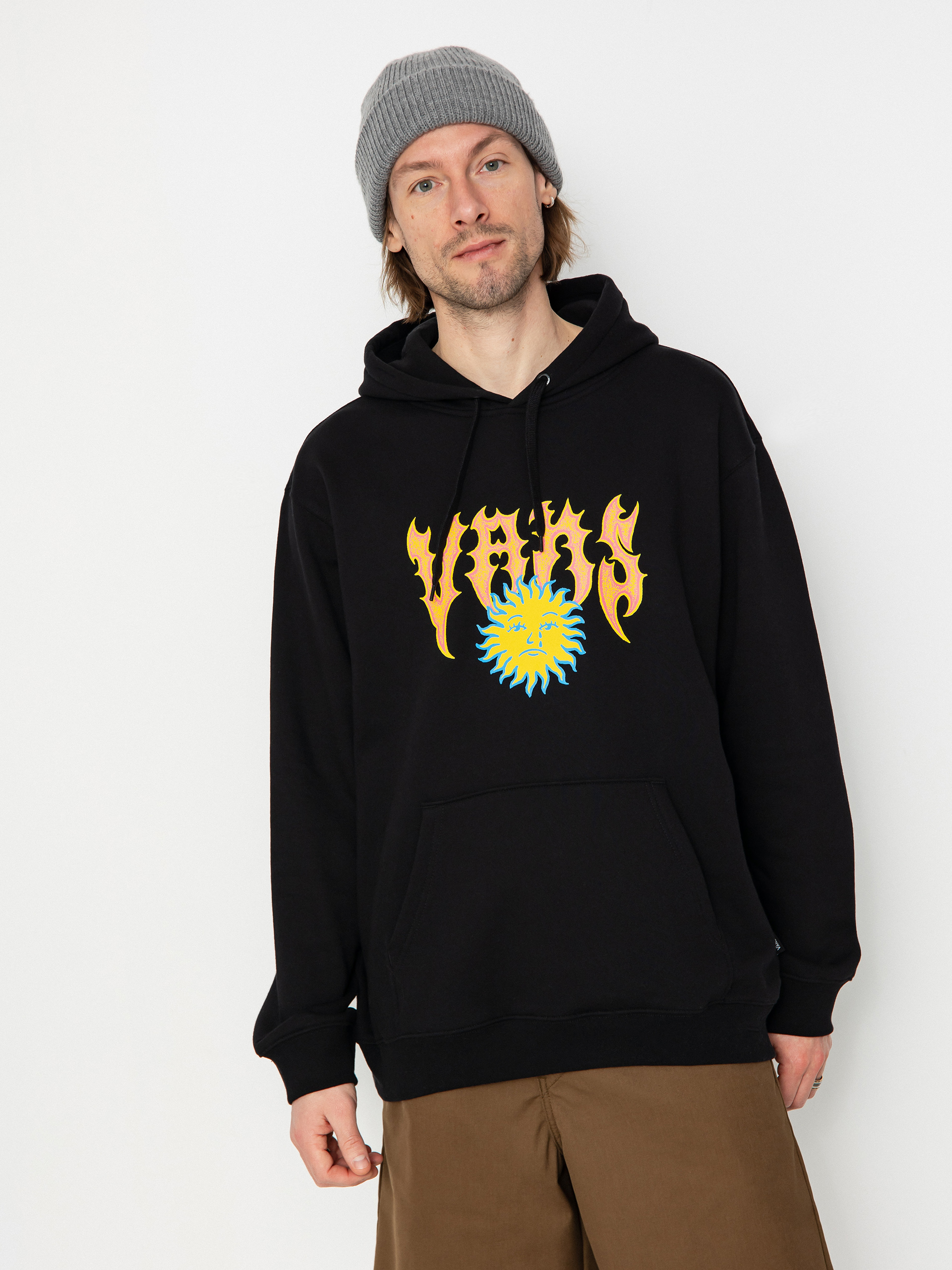 Black and yellow vans hoodie on sale