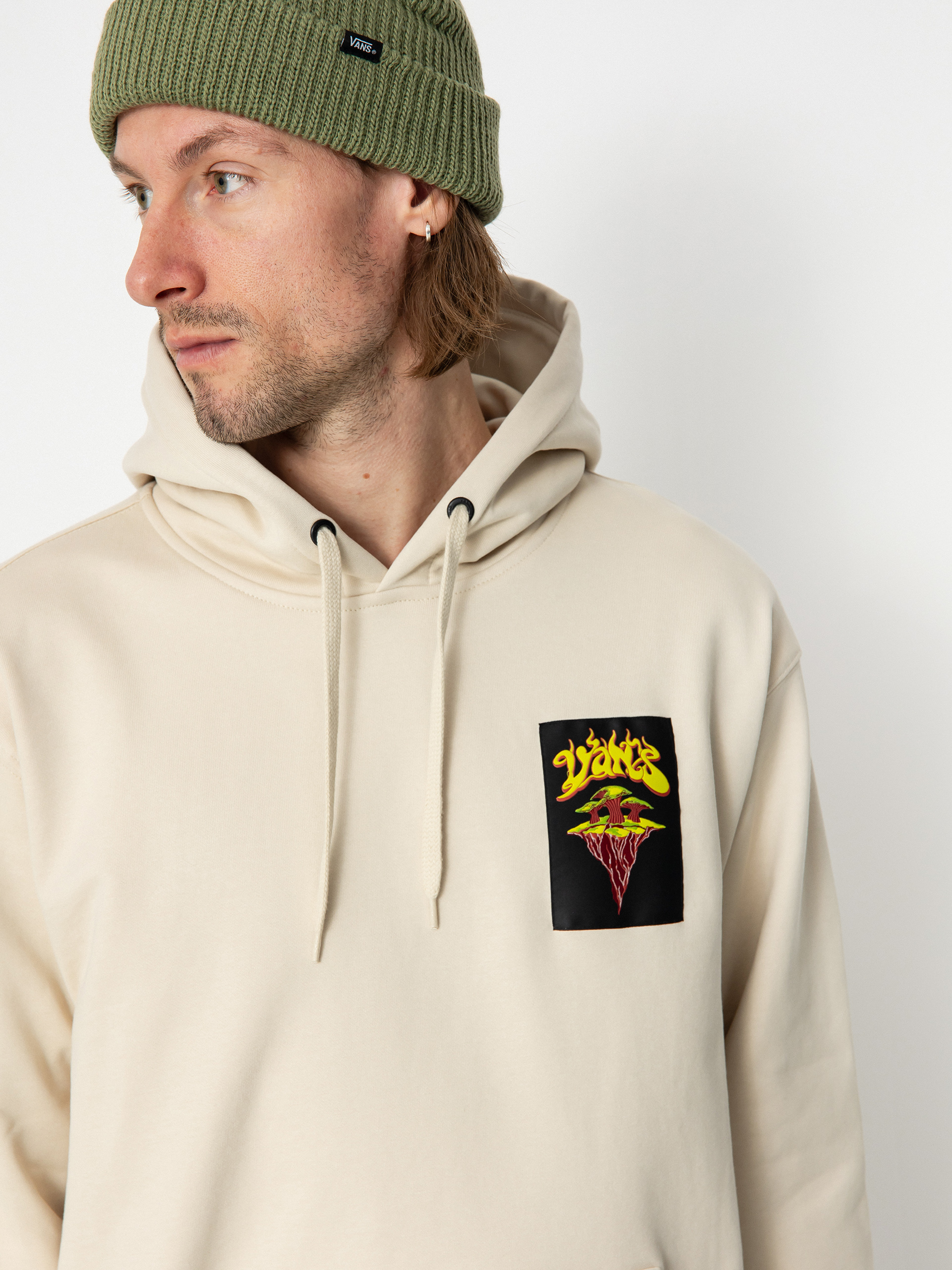 Vans Hoodie Meteor Mushroom Loose HD (oatmeal)