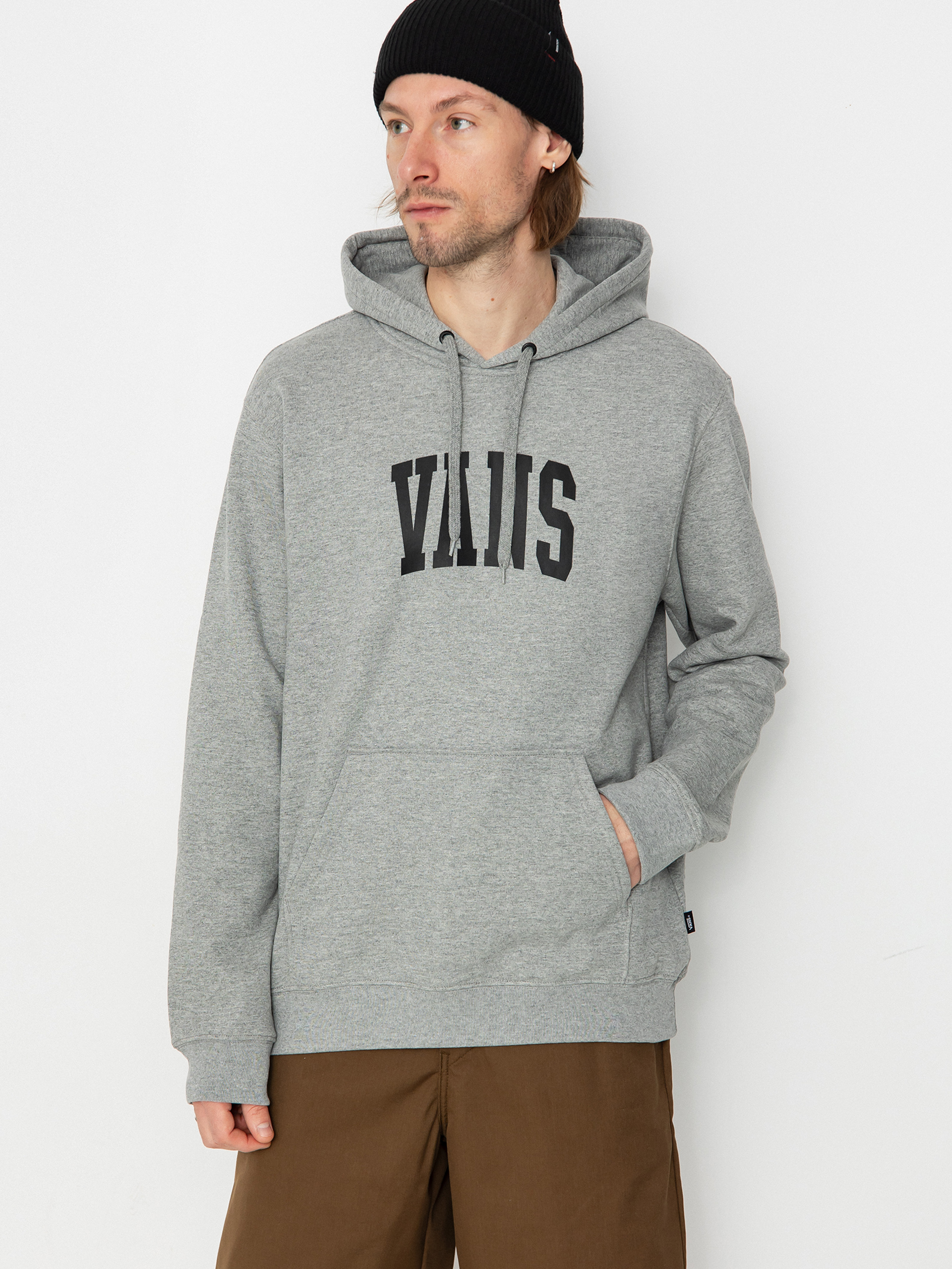 Vans Hoodie Vans Arched HD grey cement heather