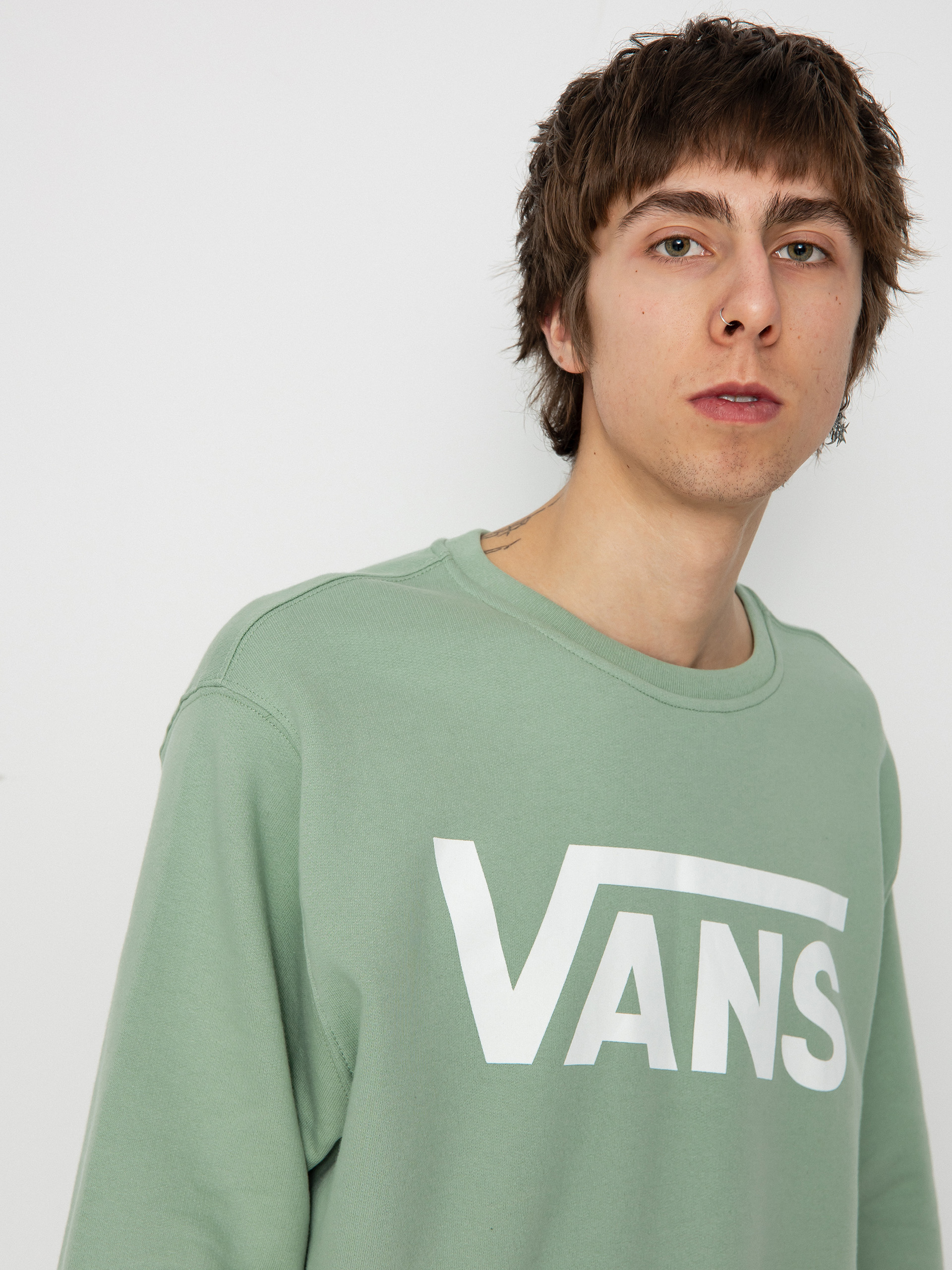 Vans Sweatshirt Classic Crew II (iceberg green)