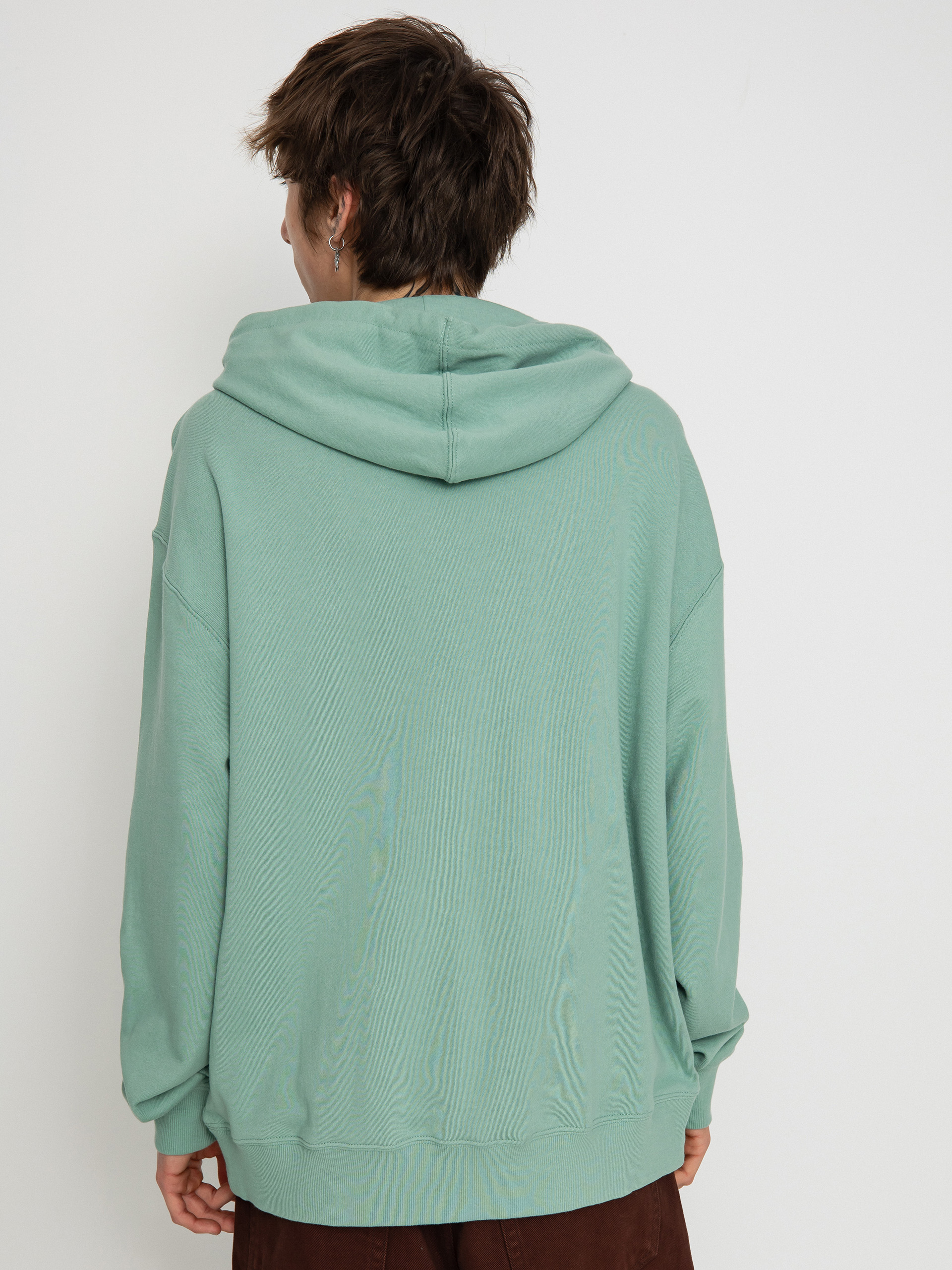 RVCA Hoodie Flower Skull HD (green haze)