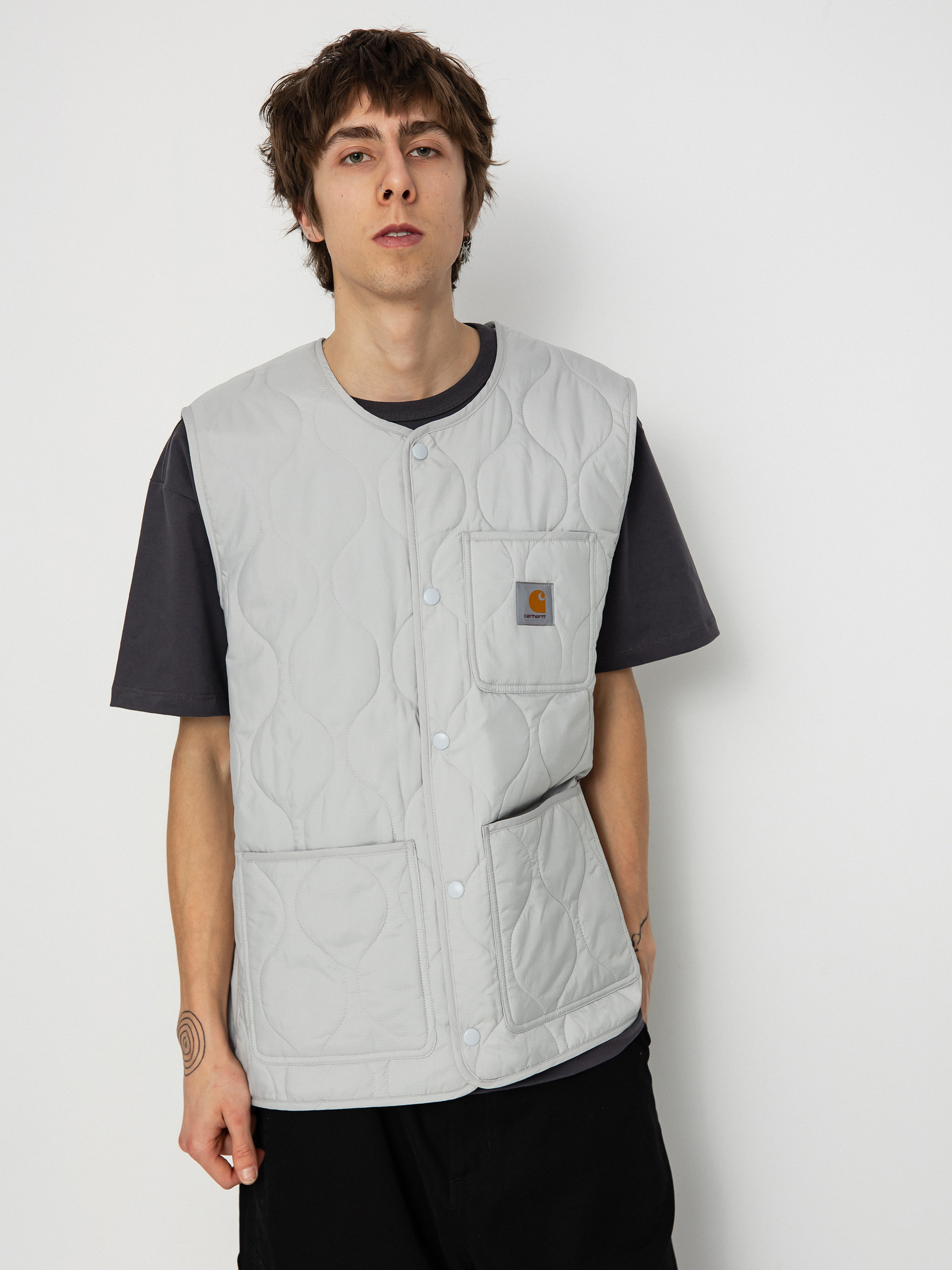 Carhartt WIP Weste Skyton (sonic silver)