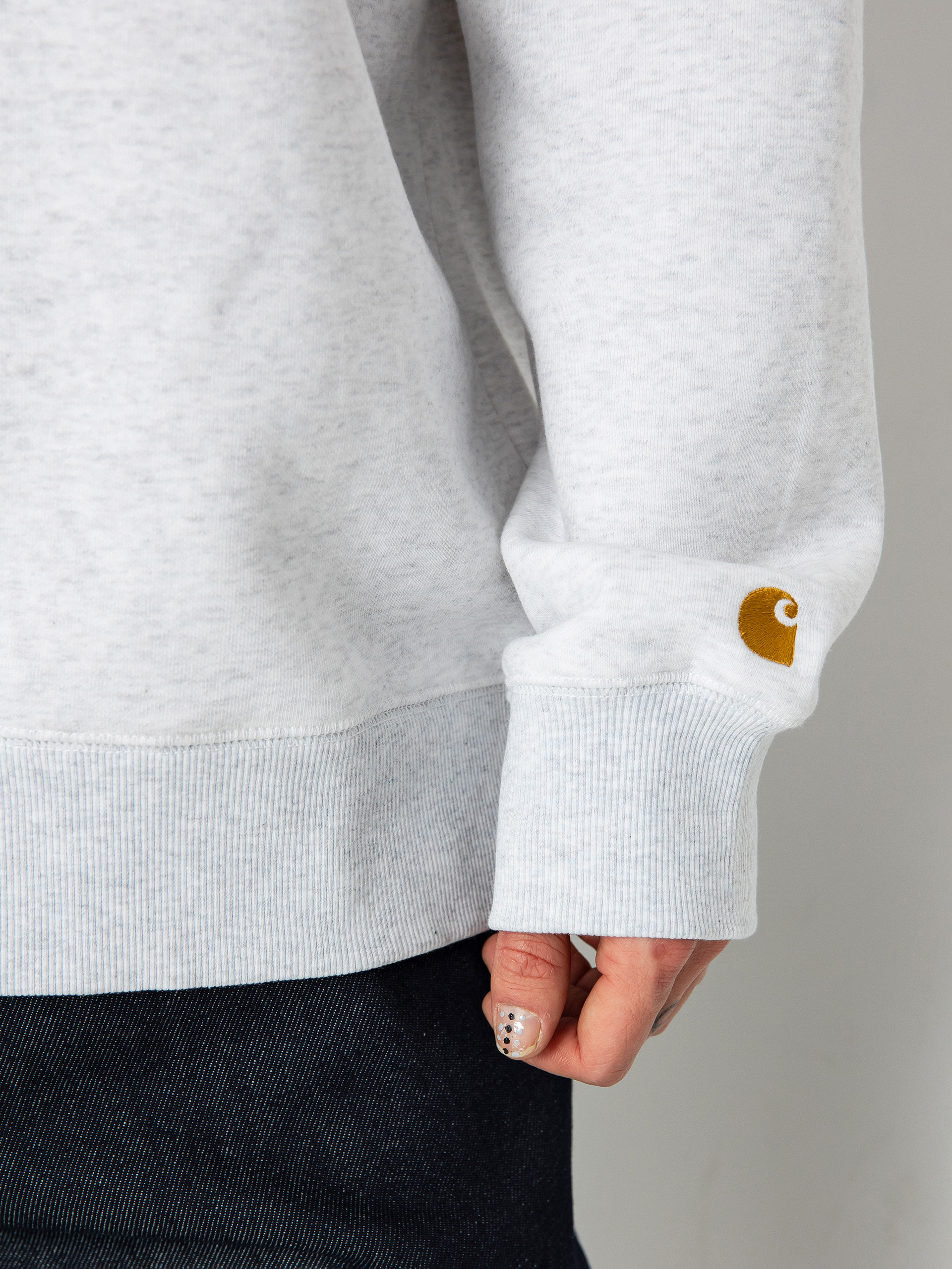 Carhartt WIP Sweatshirt Chase (ash heather/gold)