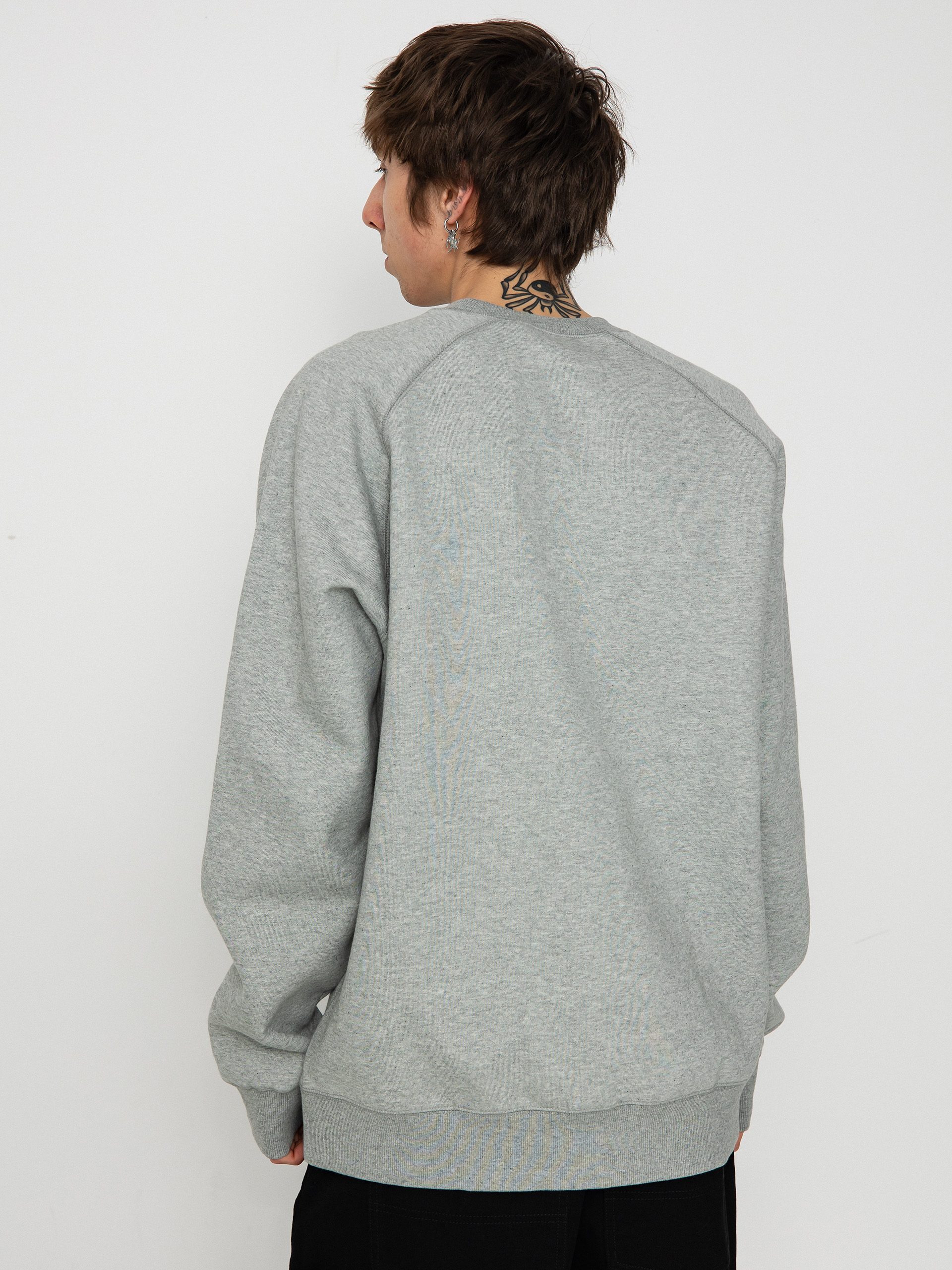 Carhartt WIP Sweatshirt Chase (grey heather/gold)