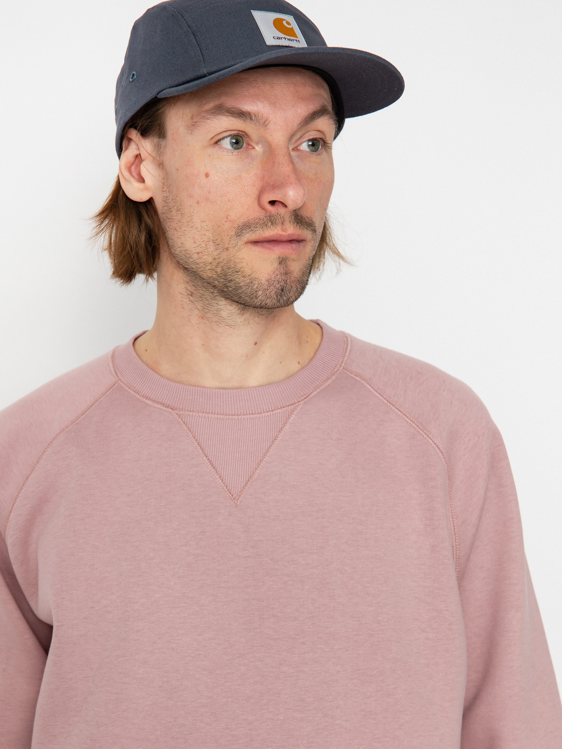 Carhartt WIP Sweatshirt Chase (glassy pink/gold)