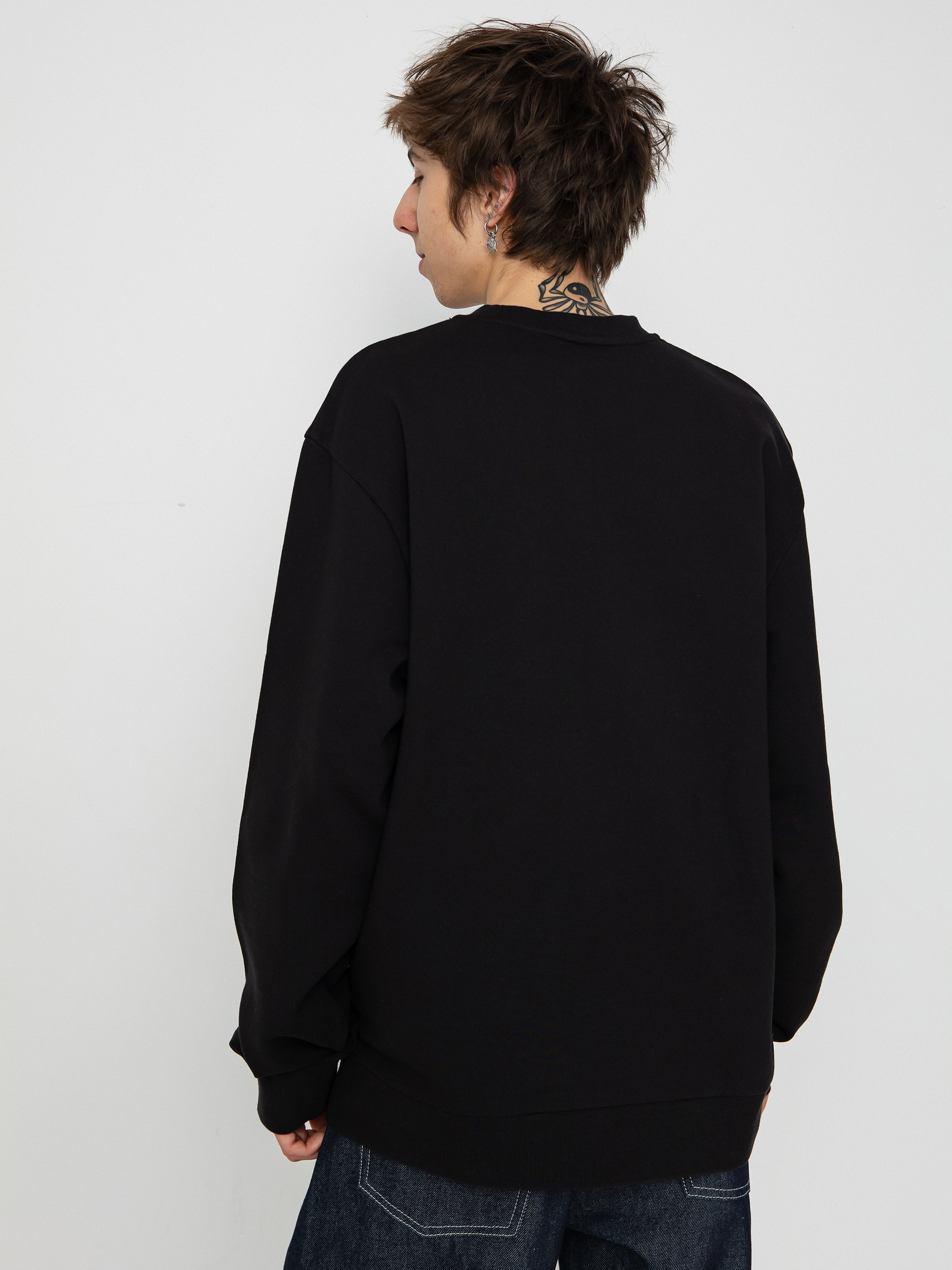 Carhartt WIP Sweatshirt Script Embroidery (black/white)