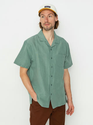 Brixton Bunker Linen Blend Shirt (chinois green)