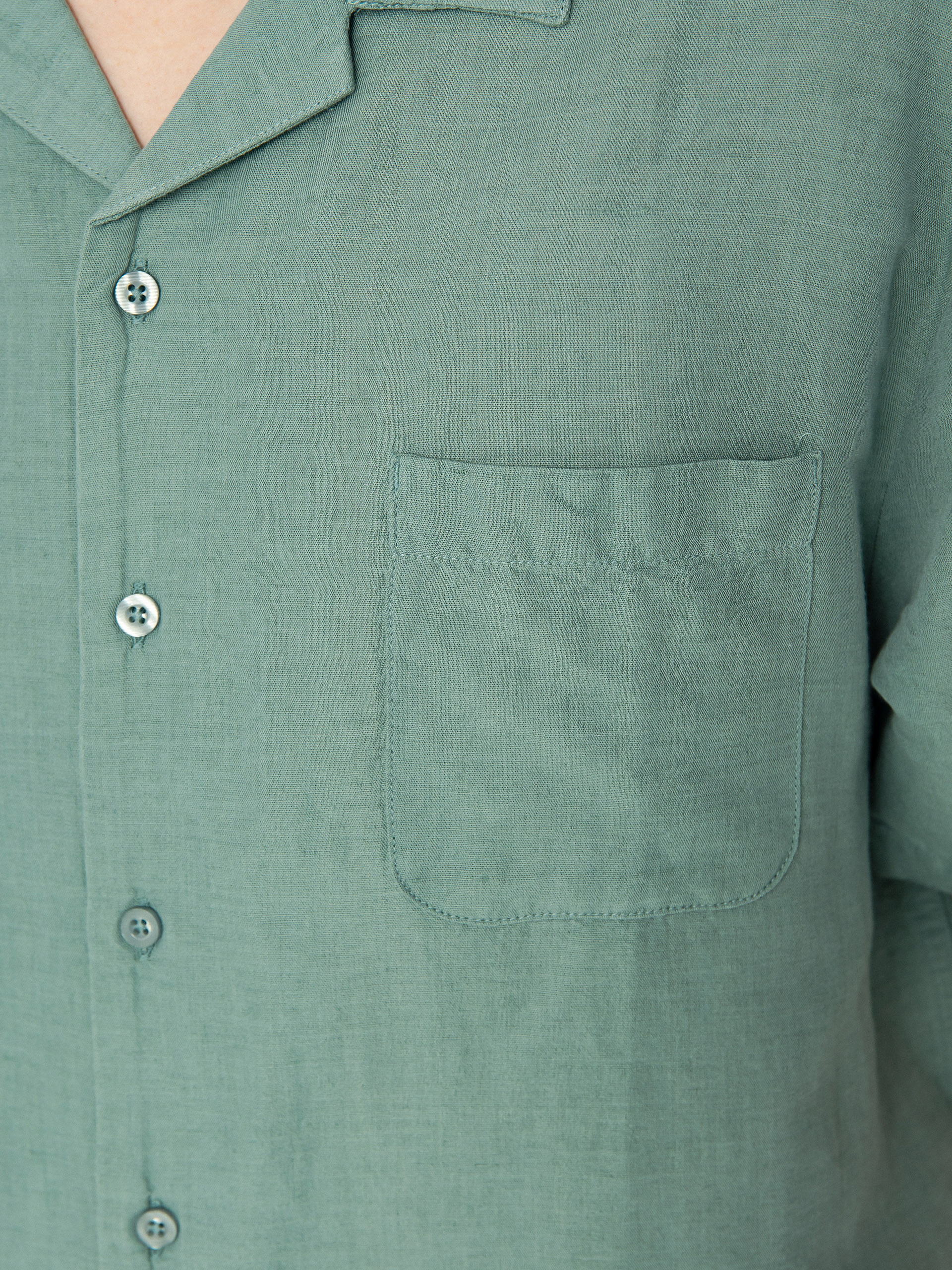 Brixton Bunker Linen Blend Hemd (chinois green)