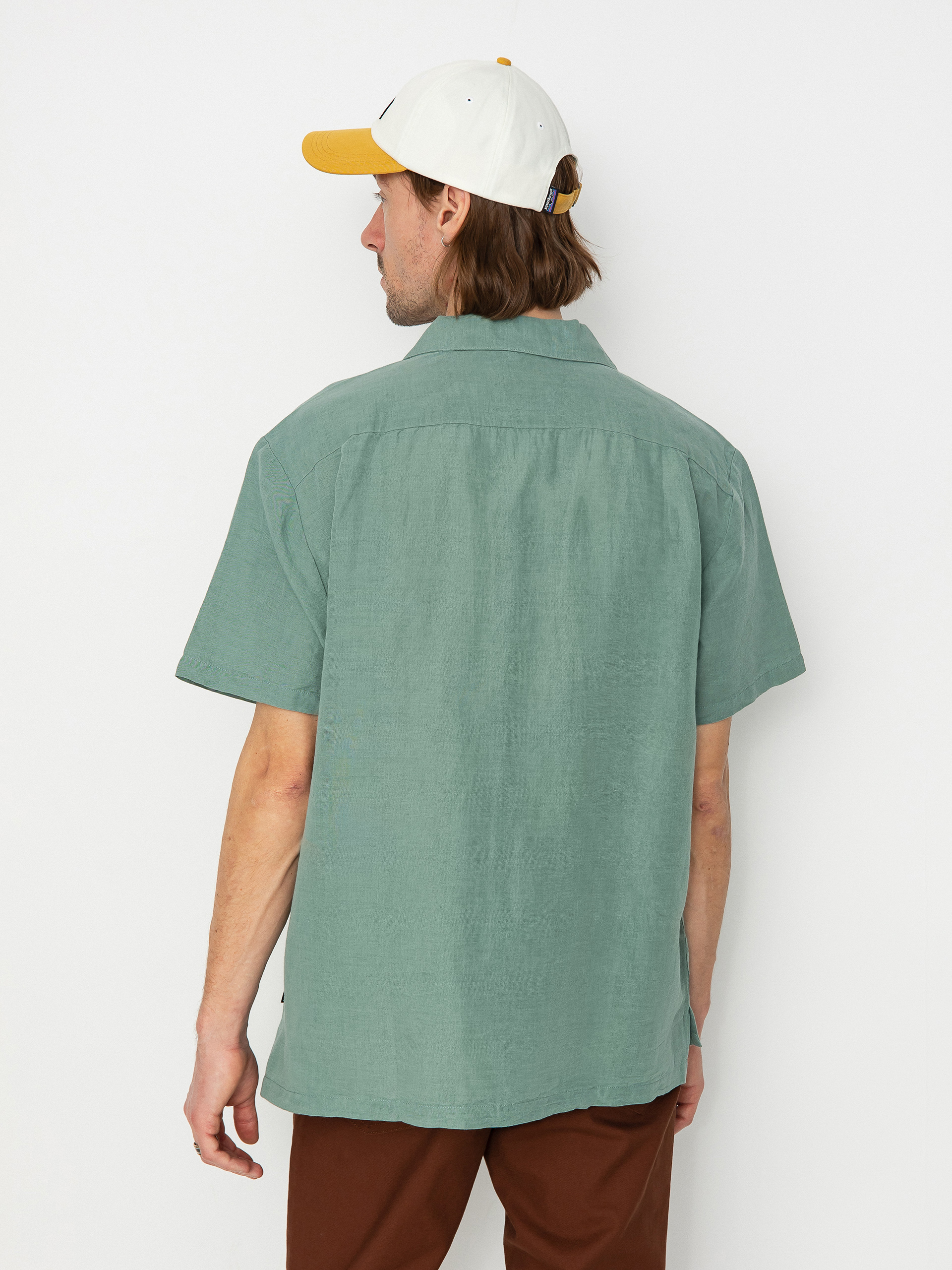 Brixton Bunker Linen Blend Hemd (chinois green)