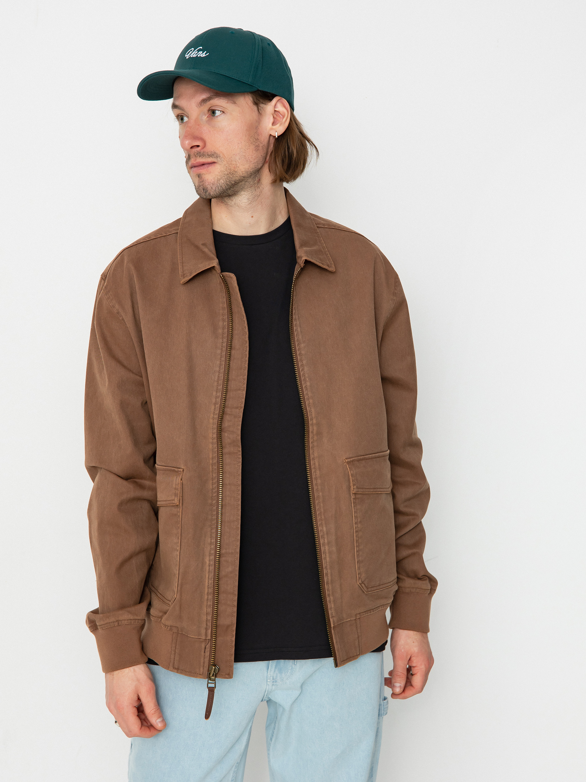 Brixton Dillinger Station Jacket (sepia sol wash)