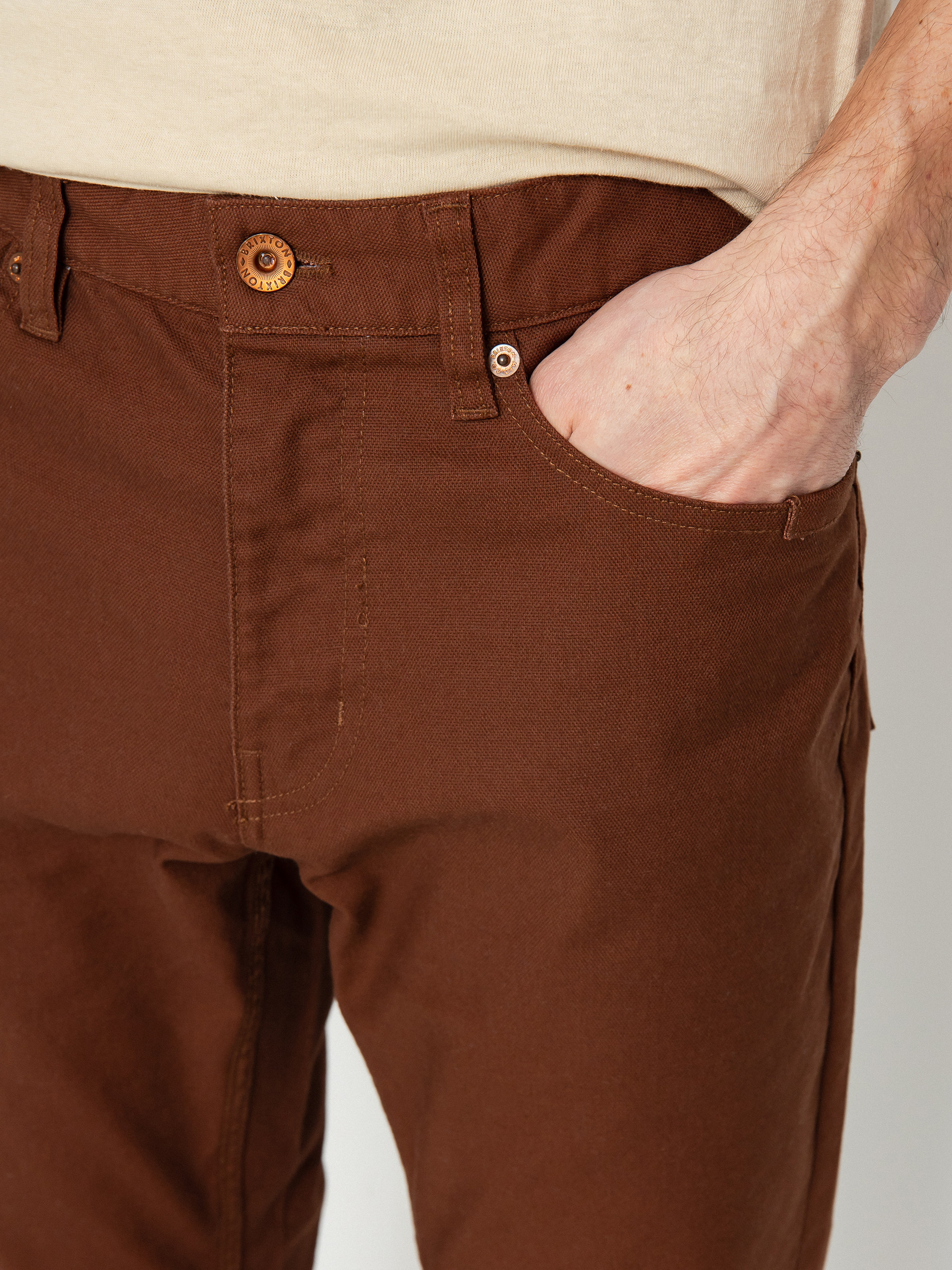 Brixton Builders 5 Pocket Pants (sepia)