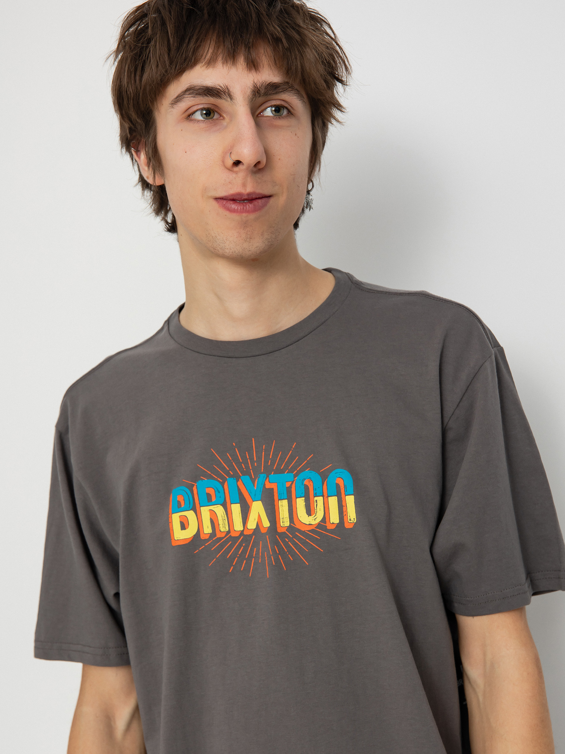 Brixton Pinnacle Tlrt T-Shirt (charcoal)