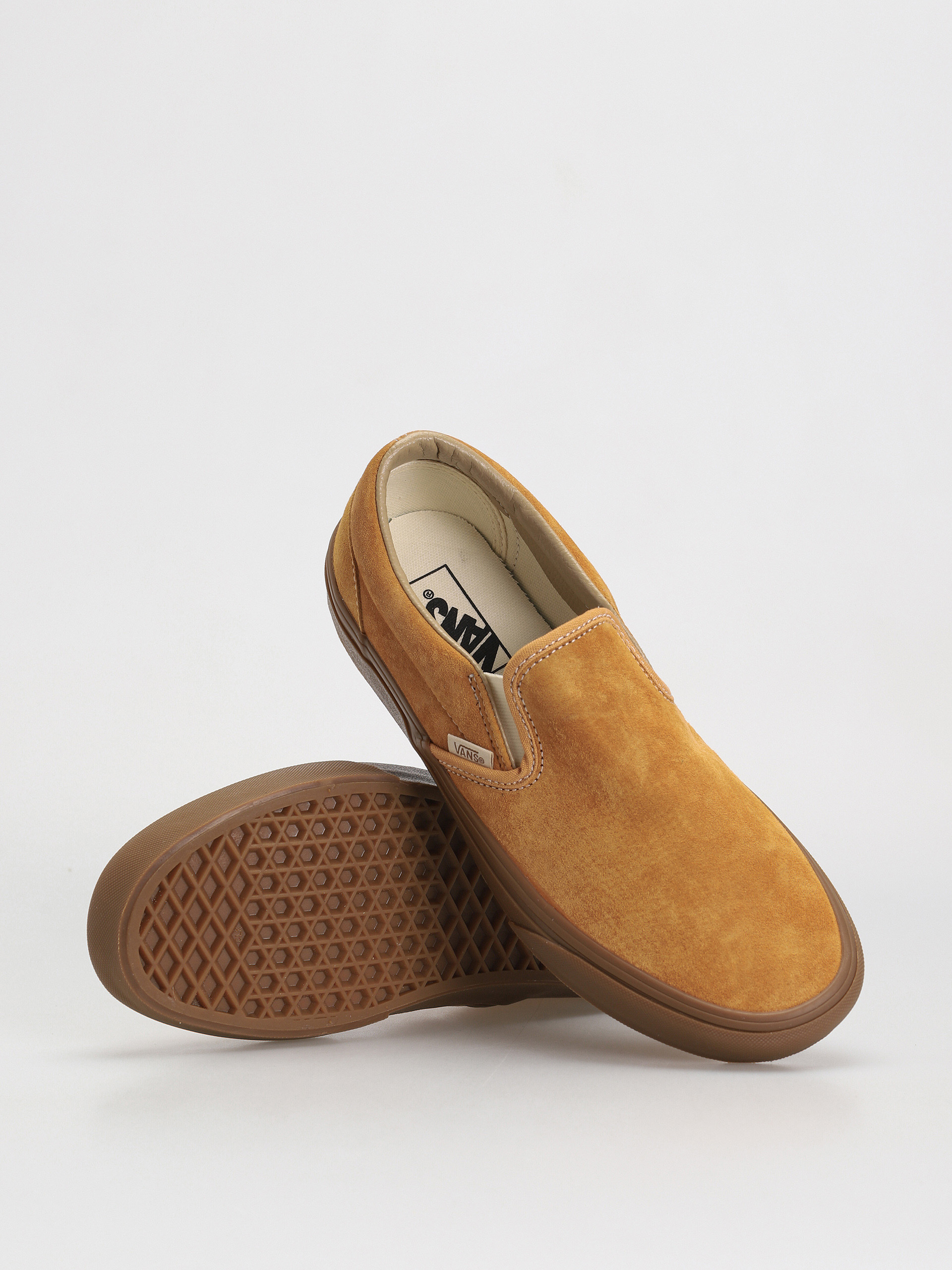 Vans Classic Slip On Schuhe (pig suede gum antelope)