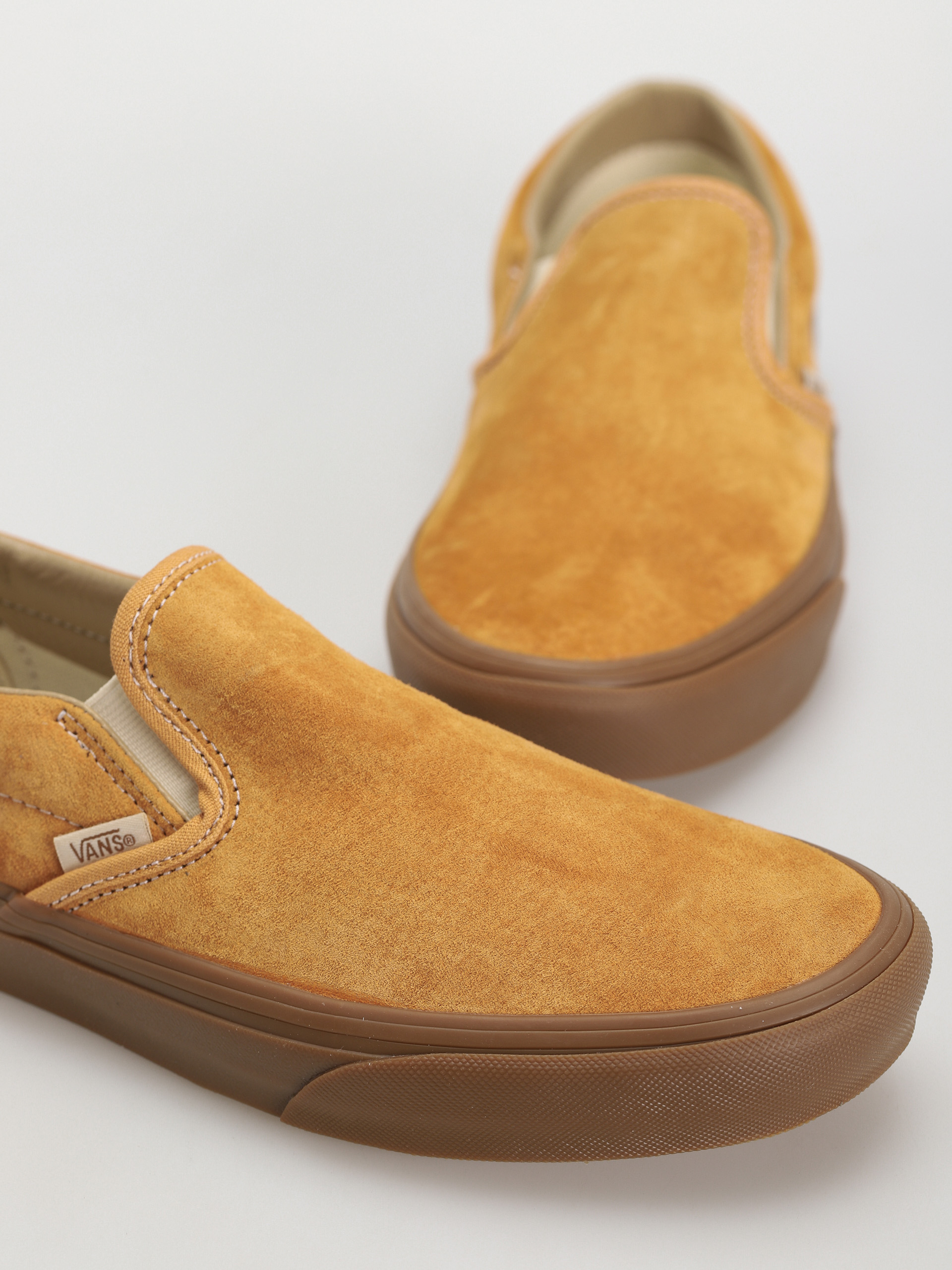 Vans Classic Slip On Schuhe (pig suede gum antelope)