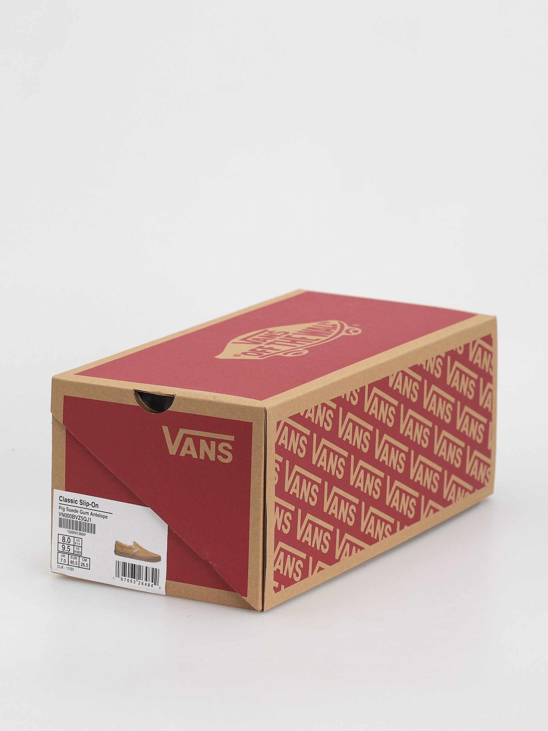 Vans Classic Slip On Shoes (pig suede gum antelope)