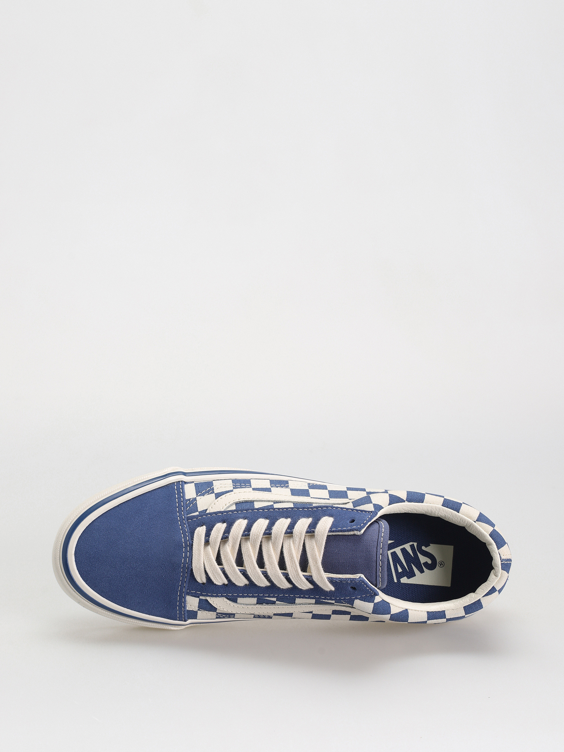 Vans Old Skool 36 Schuhe checkerboard medium blue