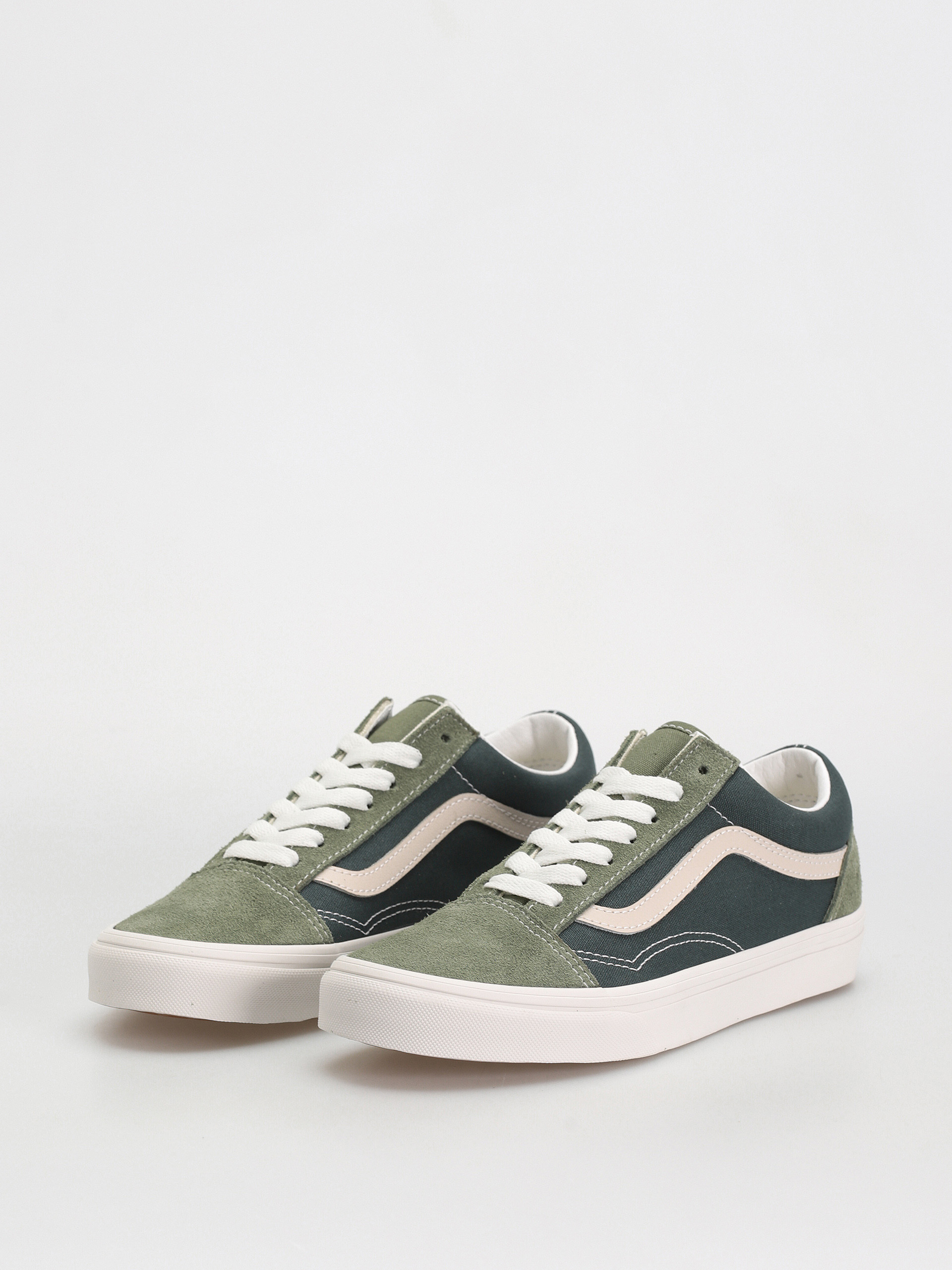 Vans Old Skool Shoes (tri-tone green)
