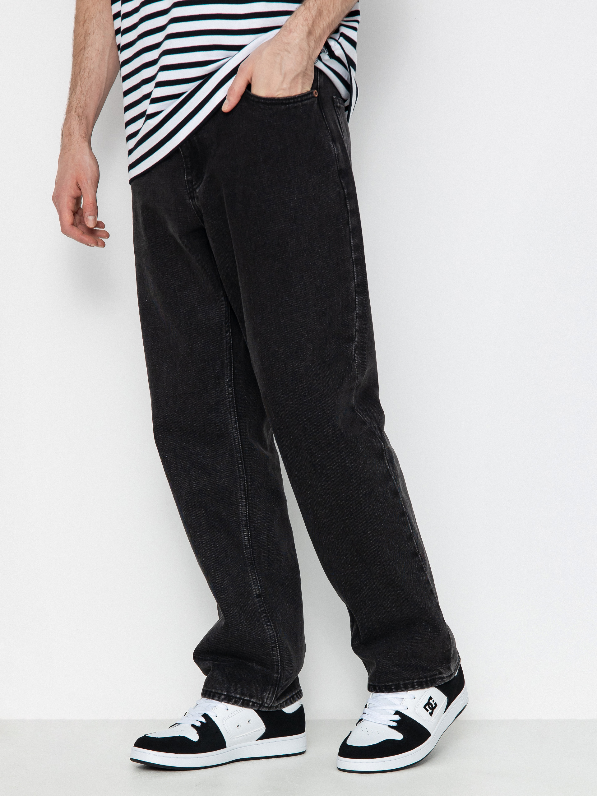 RVCA Americana Dayshift Denim Pants - black (black rinse)