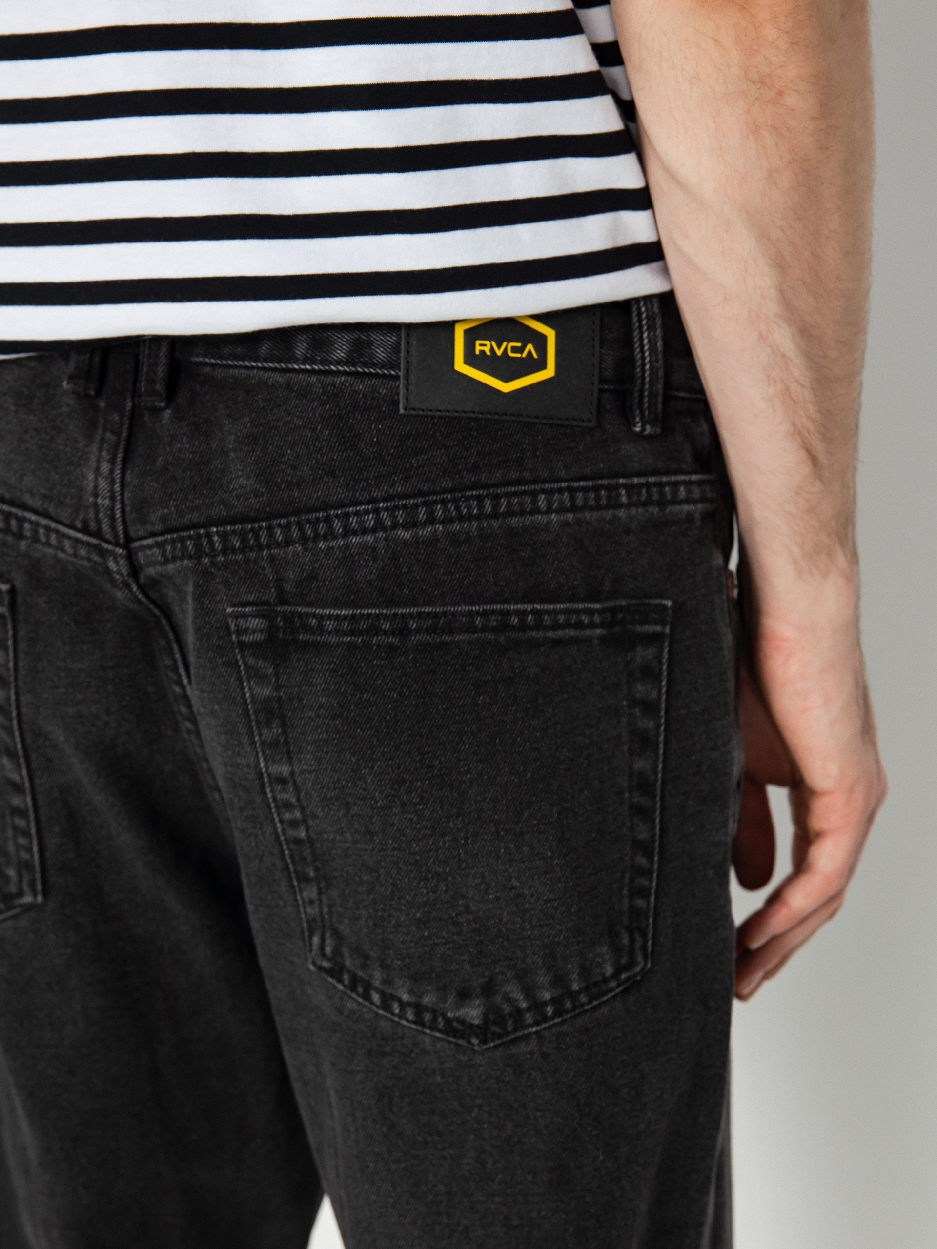 RVCA Americana Dayshift Denim Pants (black rinse)