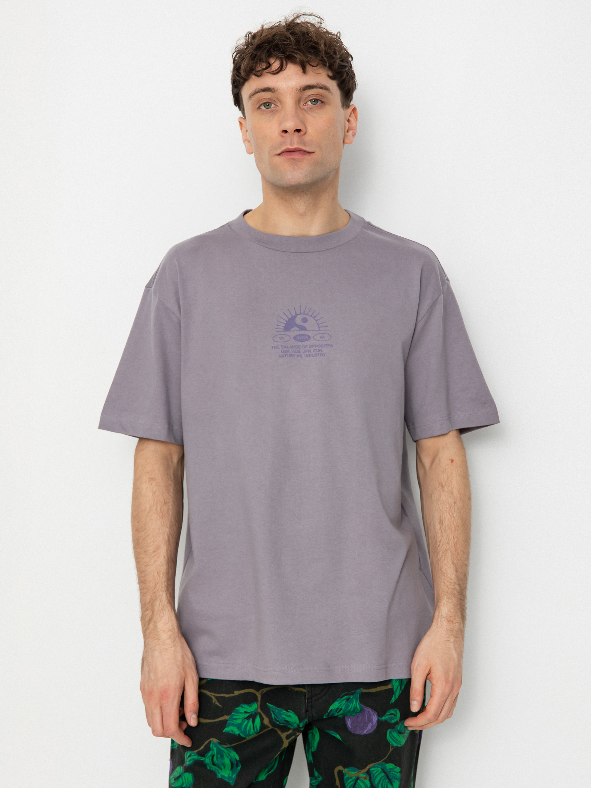 RVCA T-Shirt Balance Rise (gray ridge)