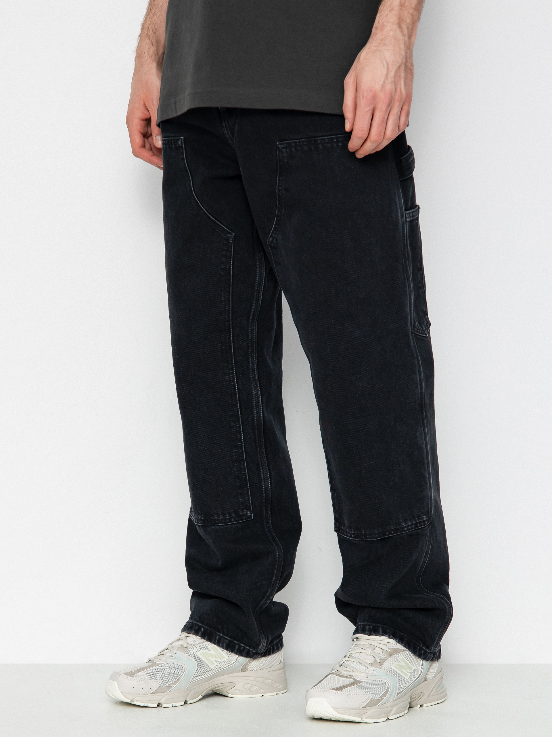 Carhartt WIP Pants Double Knee black black