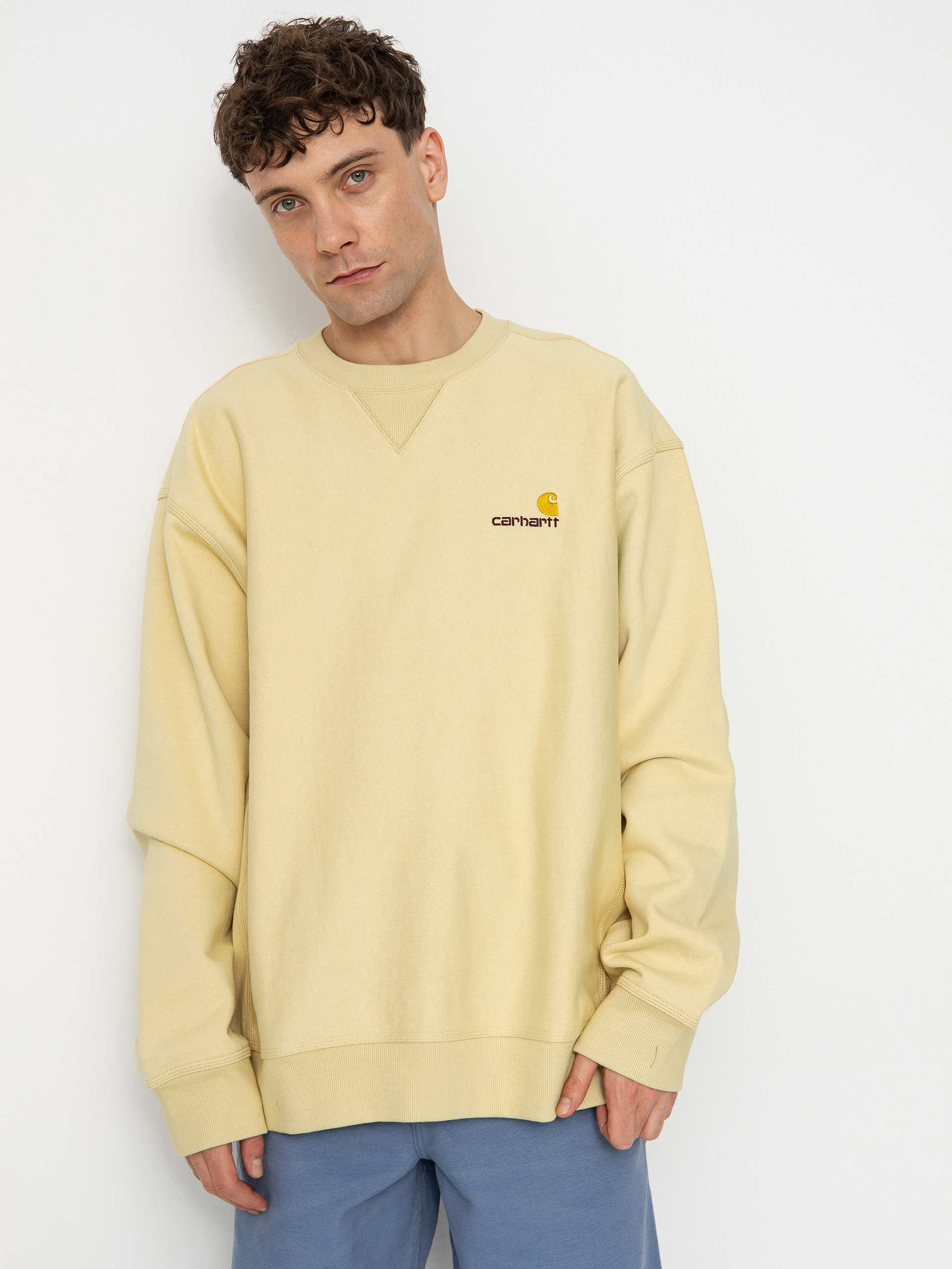 Carhartt WIP Sweatshirt American Script (rattan)