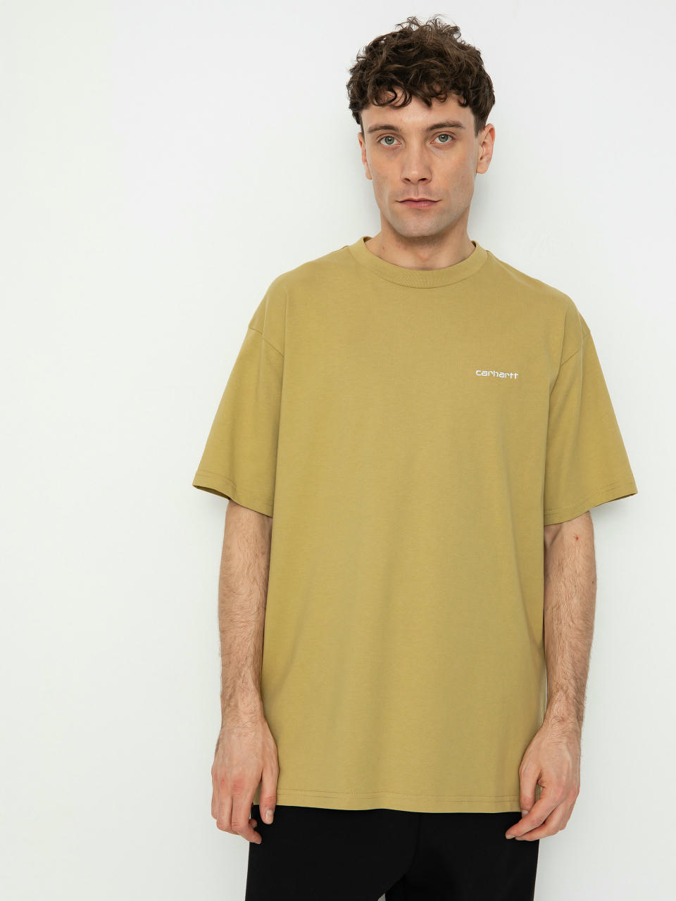 Carhartt WIP Script Embroidery T-Shirt (agate/white)