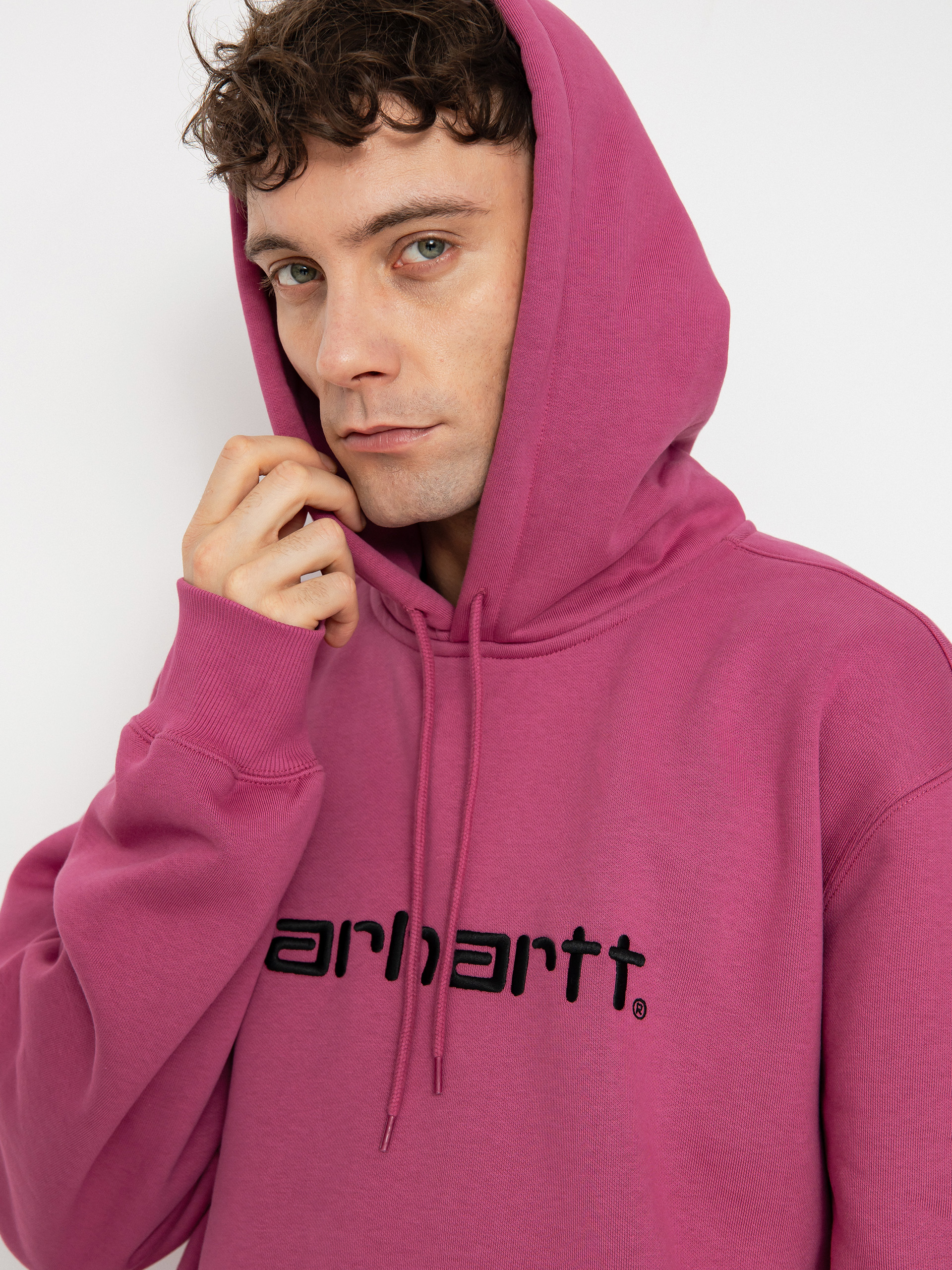 Carhartt WIP Hoodie Carhartt HD (magenta/black)