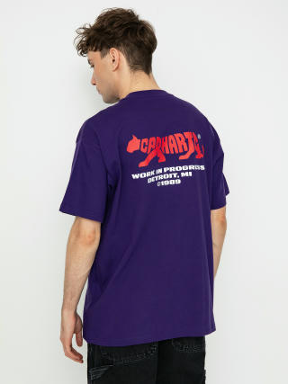 Carhartt WIP T-Shirt Rocky (tyrian)