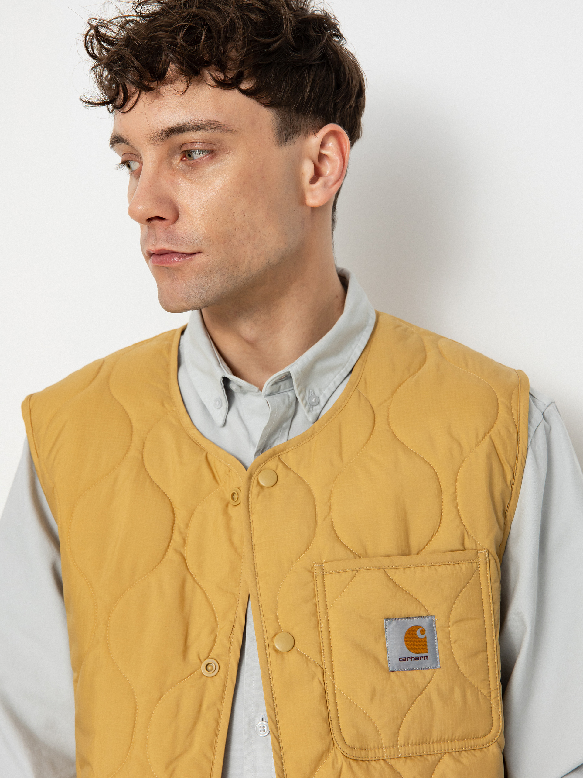 Carhartt WIP Vest Skyton - brown (bourbon)