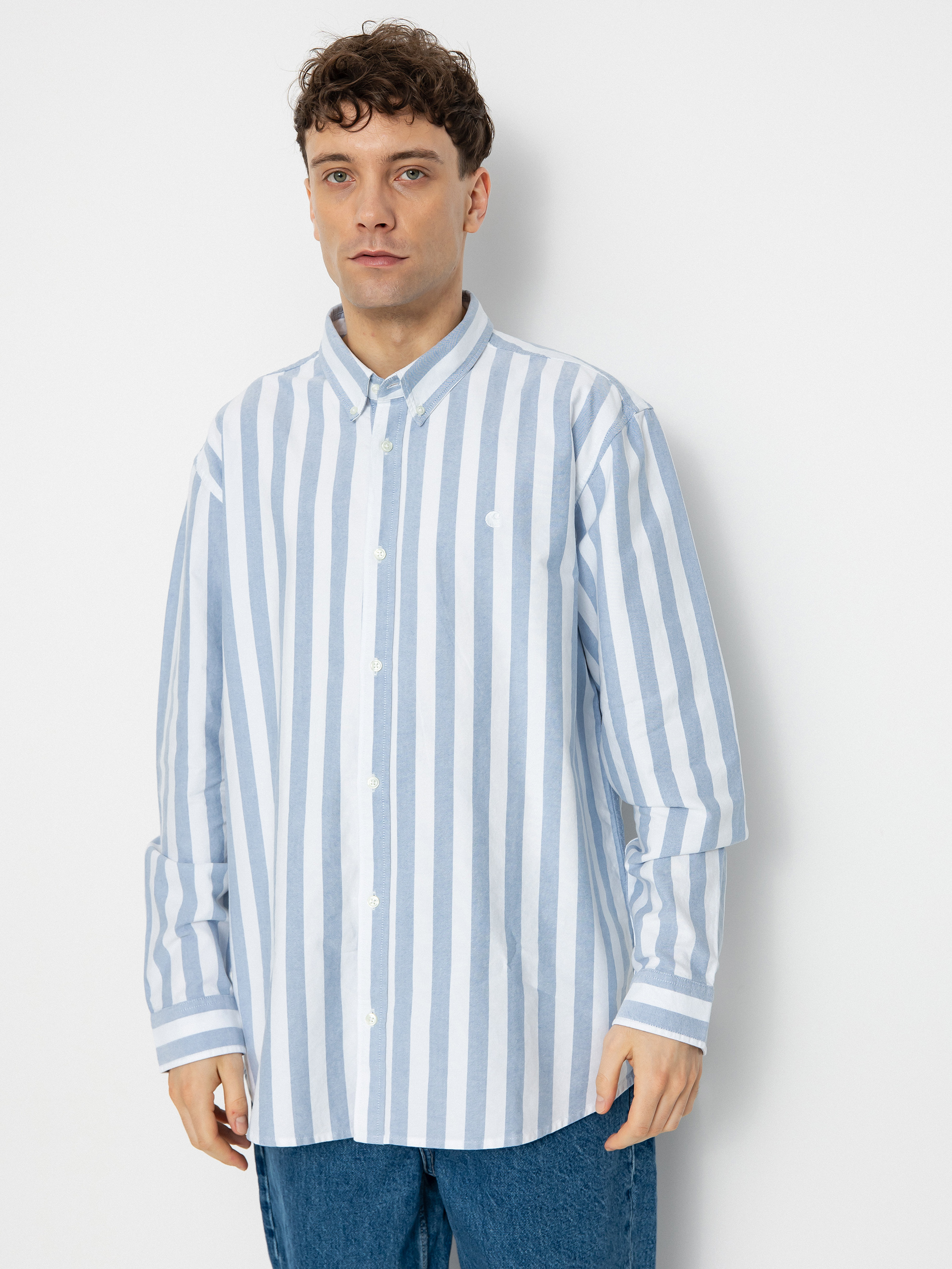 Carhartt WIP Dillion Hemd (dillion stripe/bleach/white)